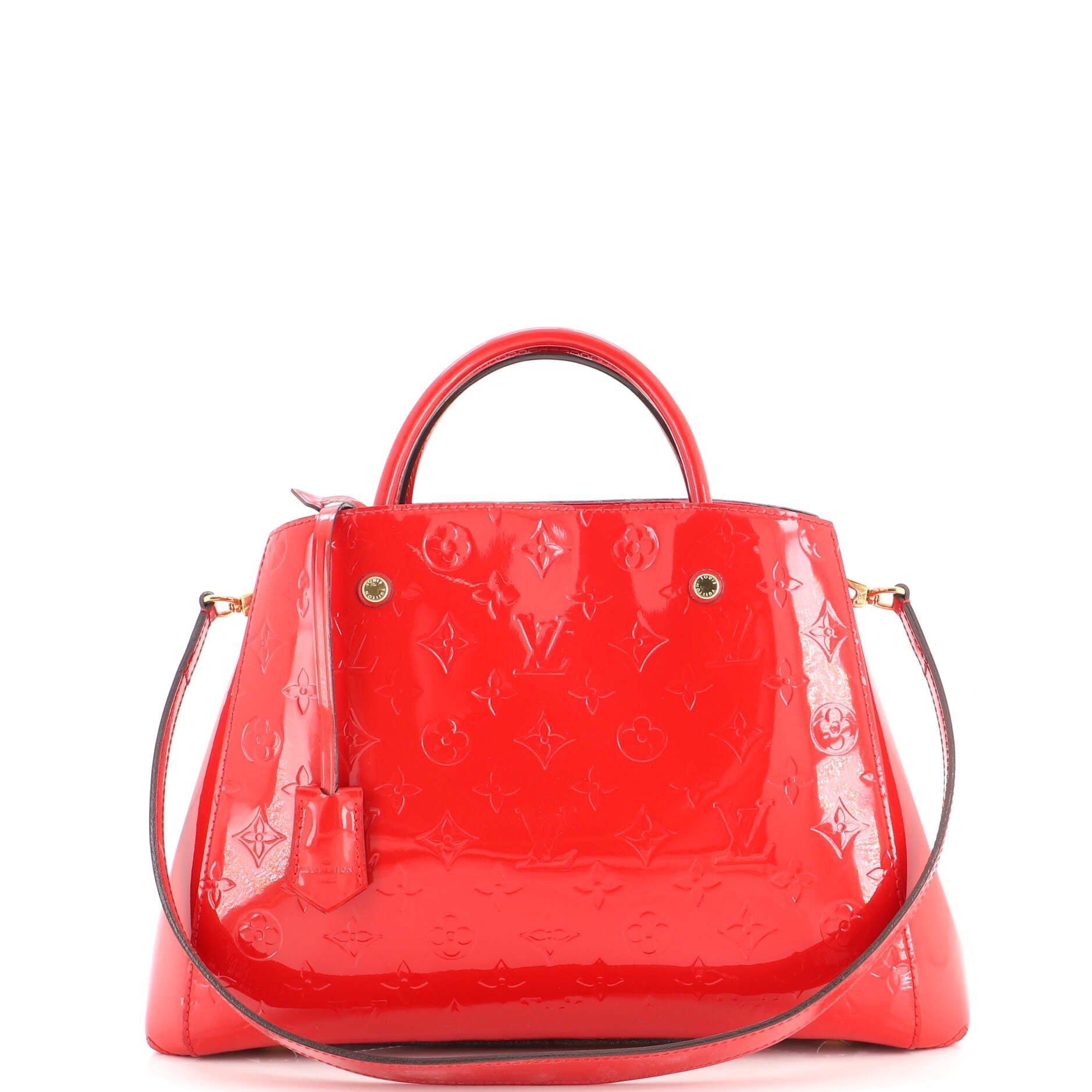 Montaigne Handbag Monogram Vernis MM