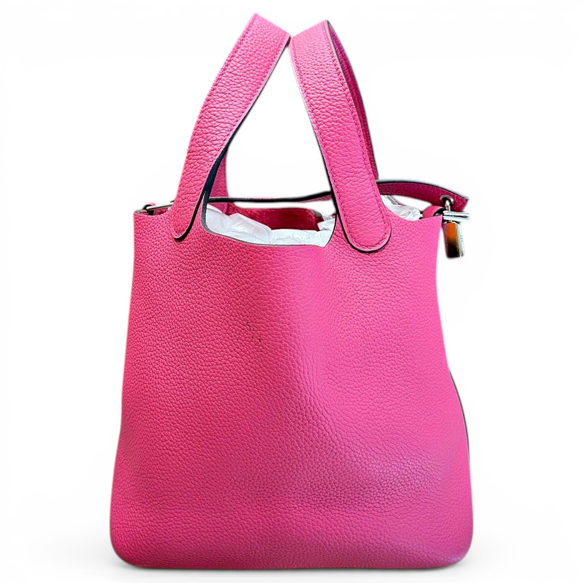 Picotin leather handbag