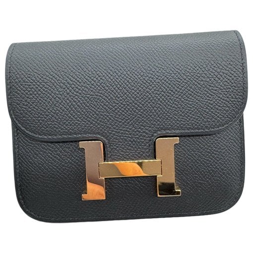 Constance leather clutch bag
