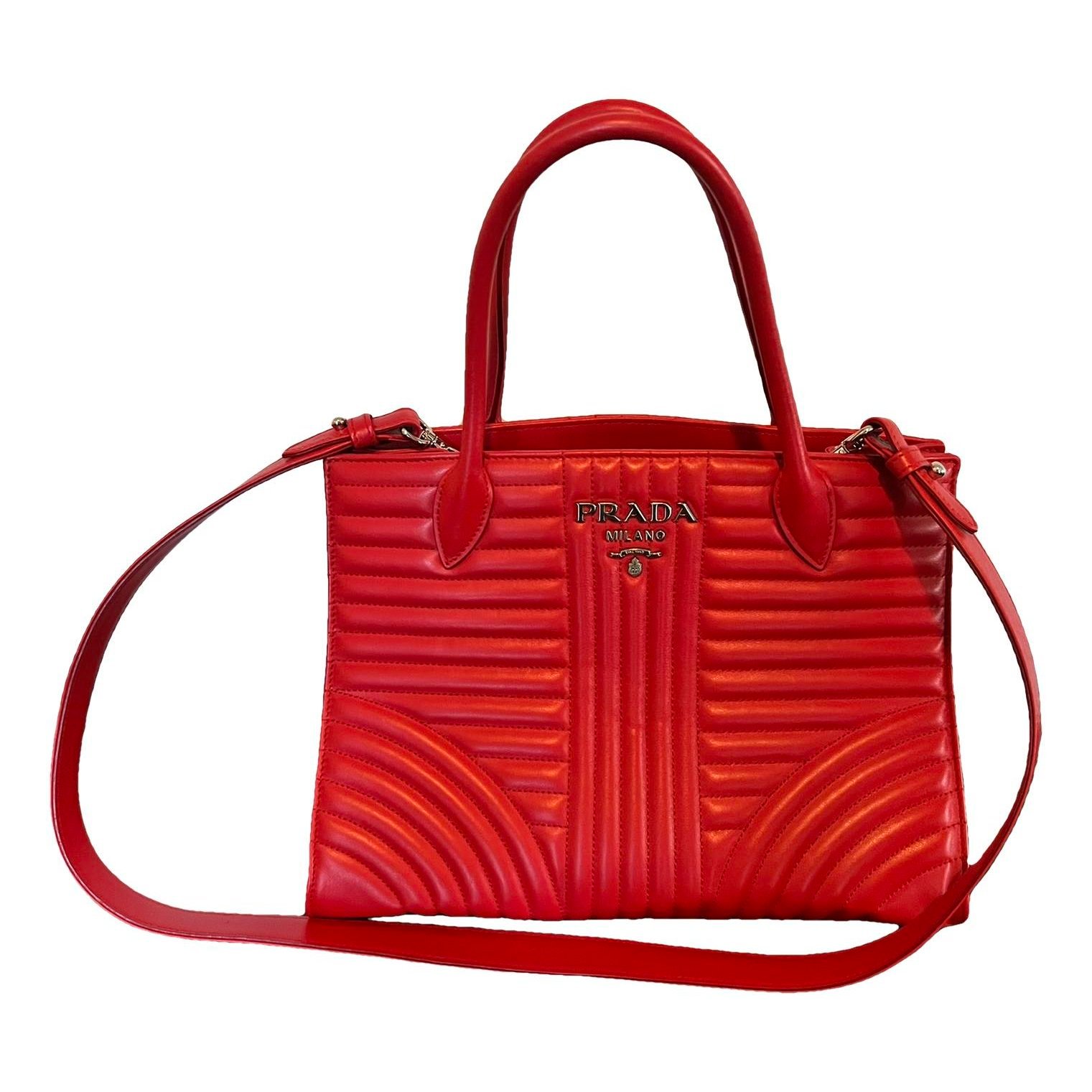 Diagramme leather tote