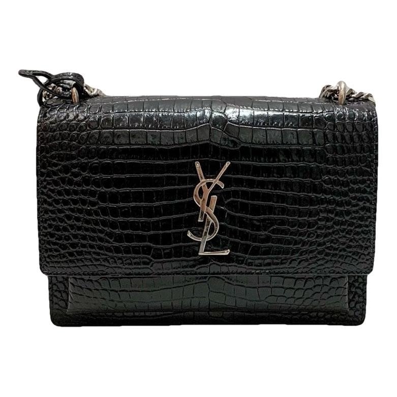 Sunset leather crossbody bag