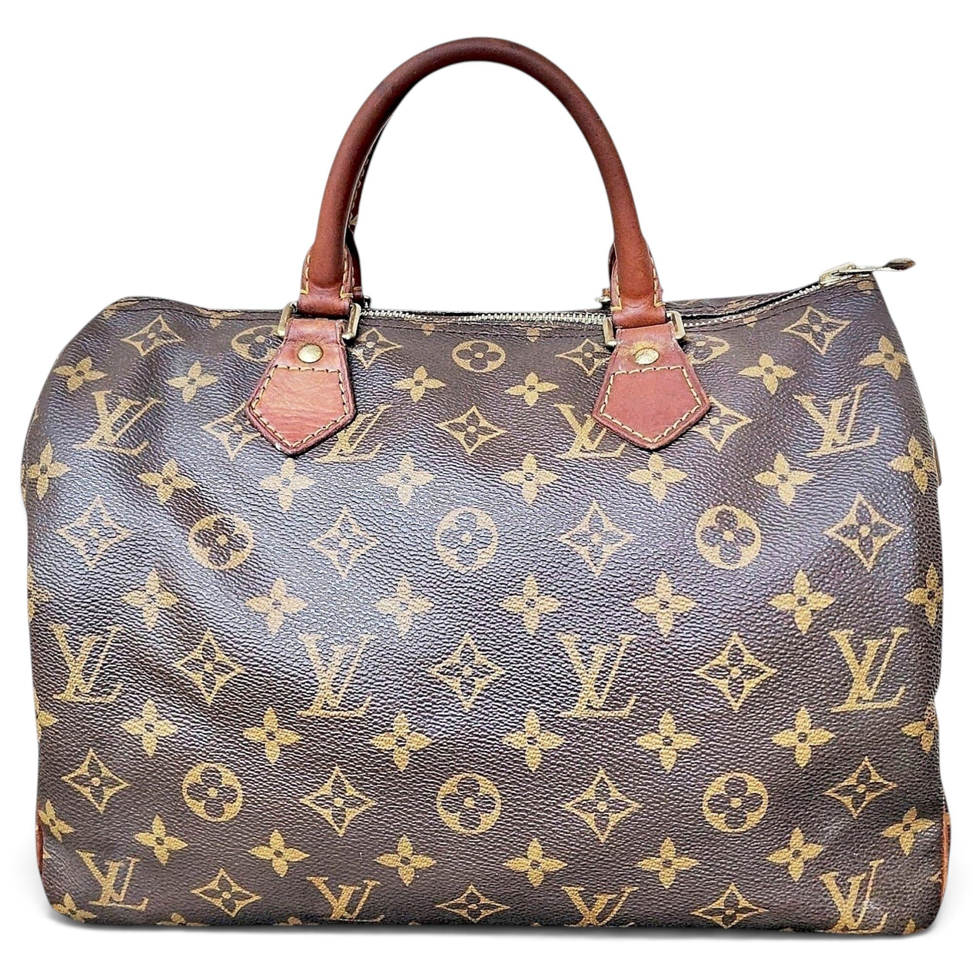 Louis Vuitton Speedy cloth bowling bag