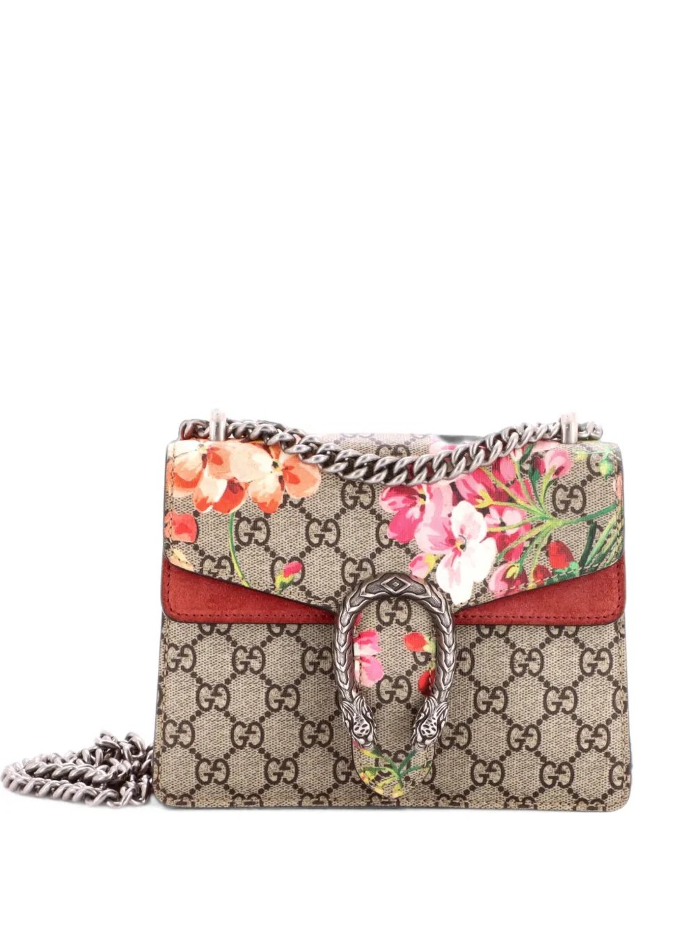 Dionysus Bag Blooms Print GG Coated Canvas Mini shoulder bag