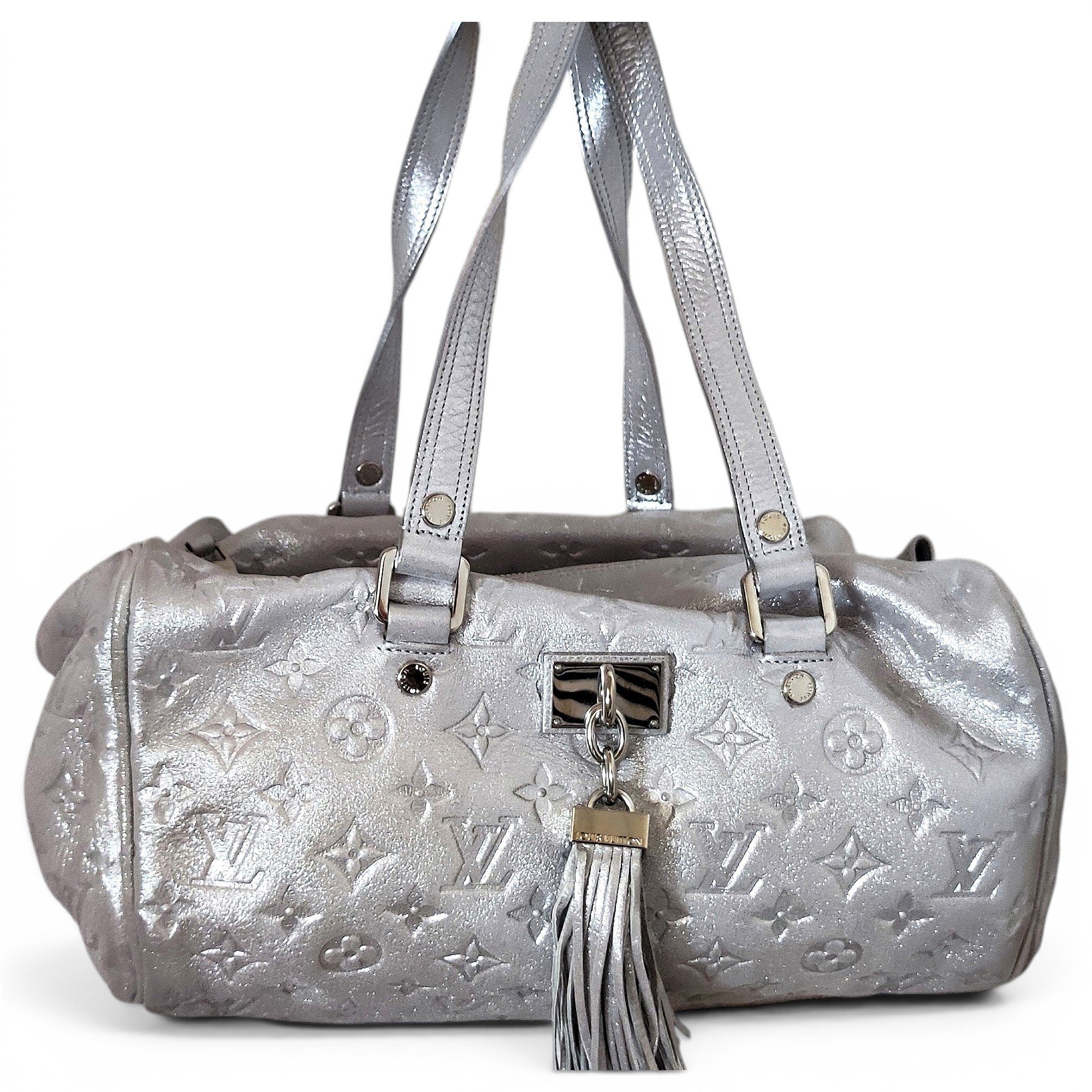 Comète leather handbag