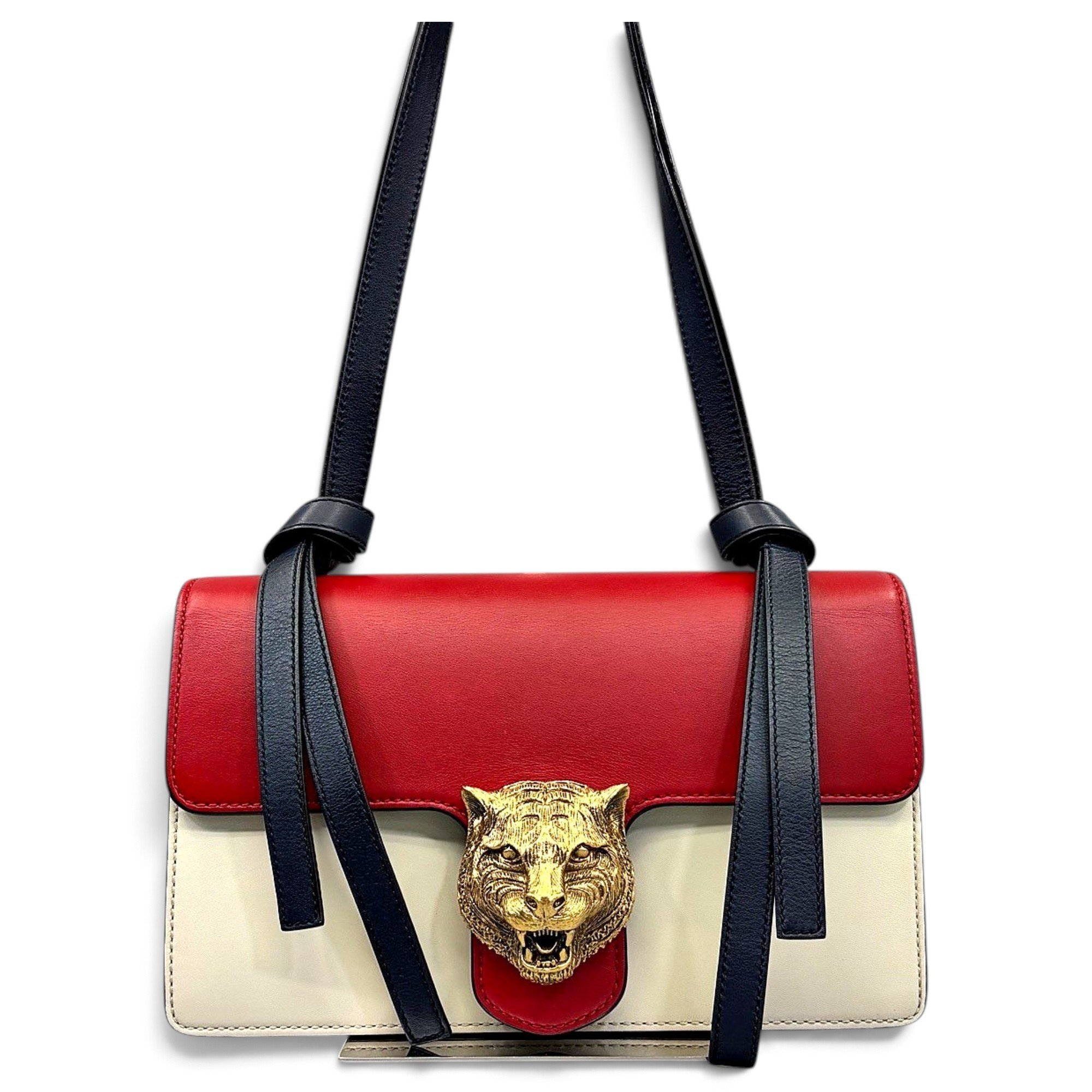 Animalier leather handbag