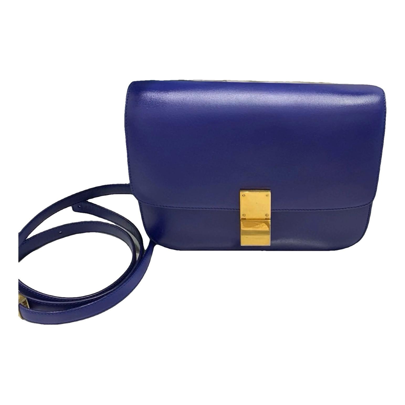 Classic leather crossbody bag