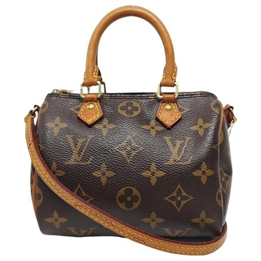 Nano Speedy / Mini HL leather handbag