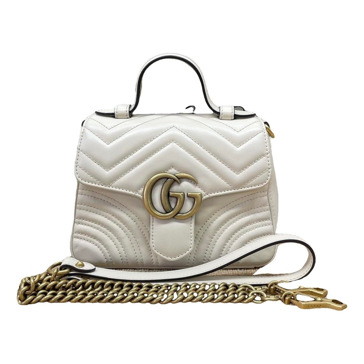 GG Marmont Flap leather handbag