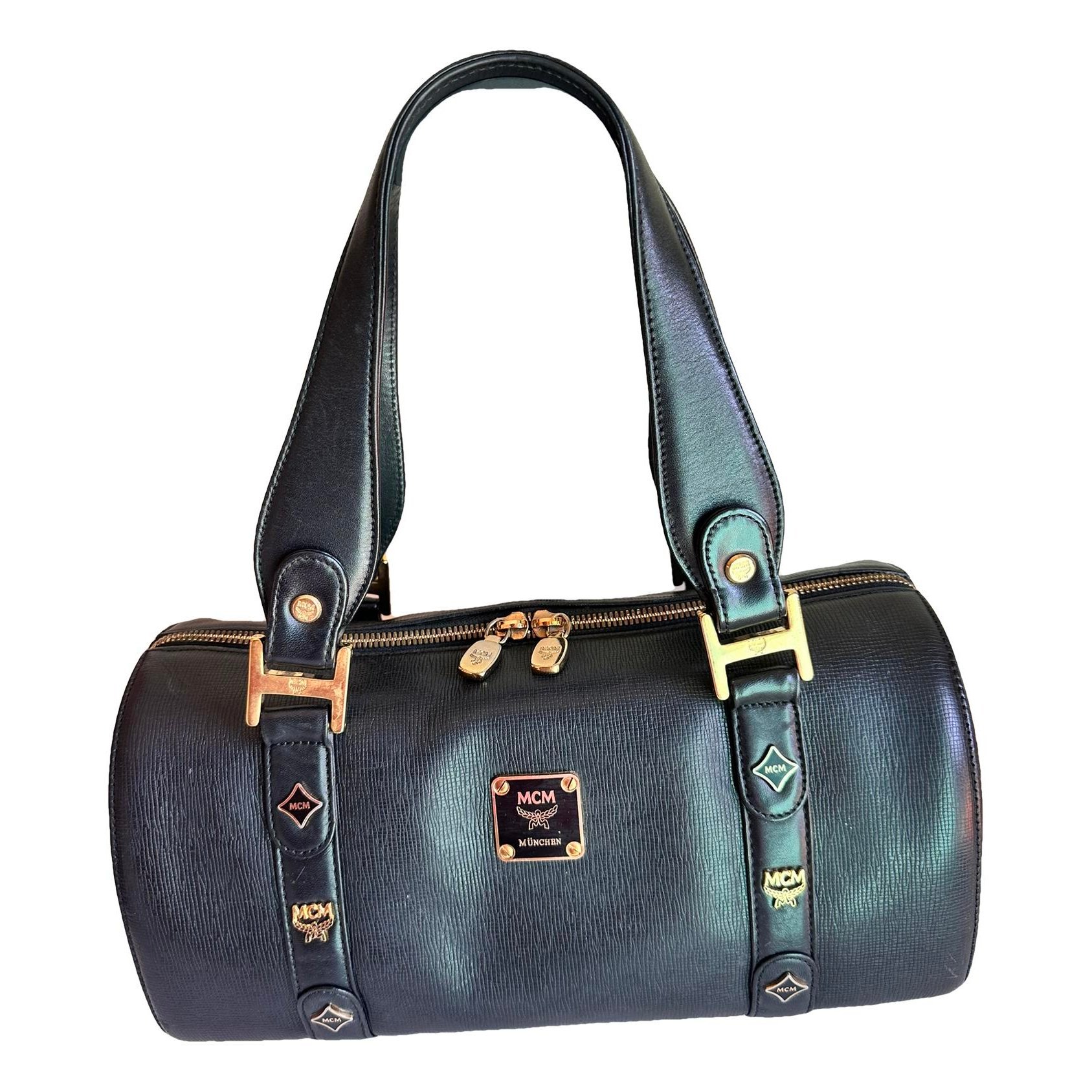Leather handbag