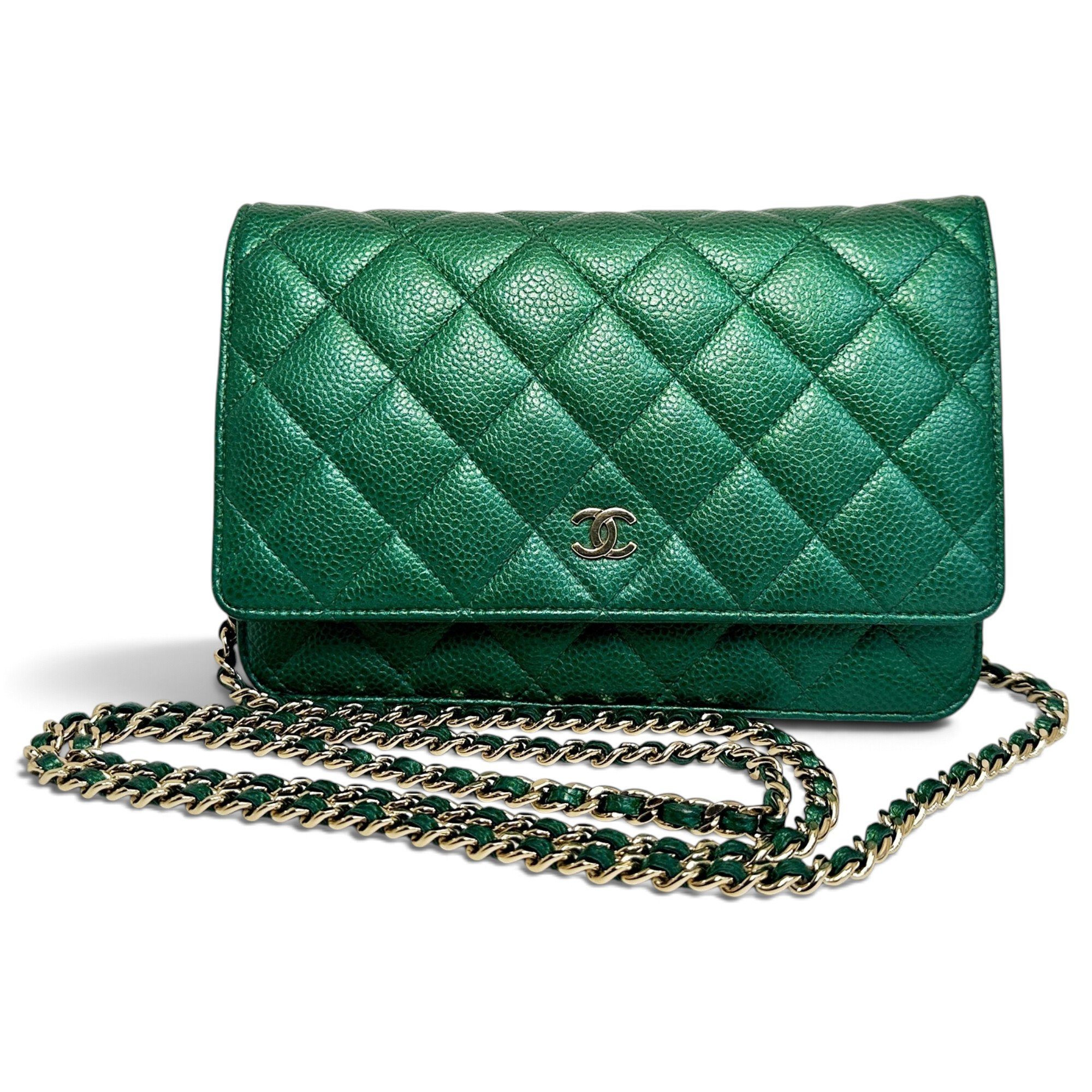 Wallet On Chain Timeless/Classique leather crossbody bag