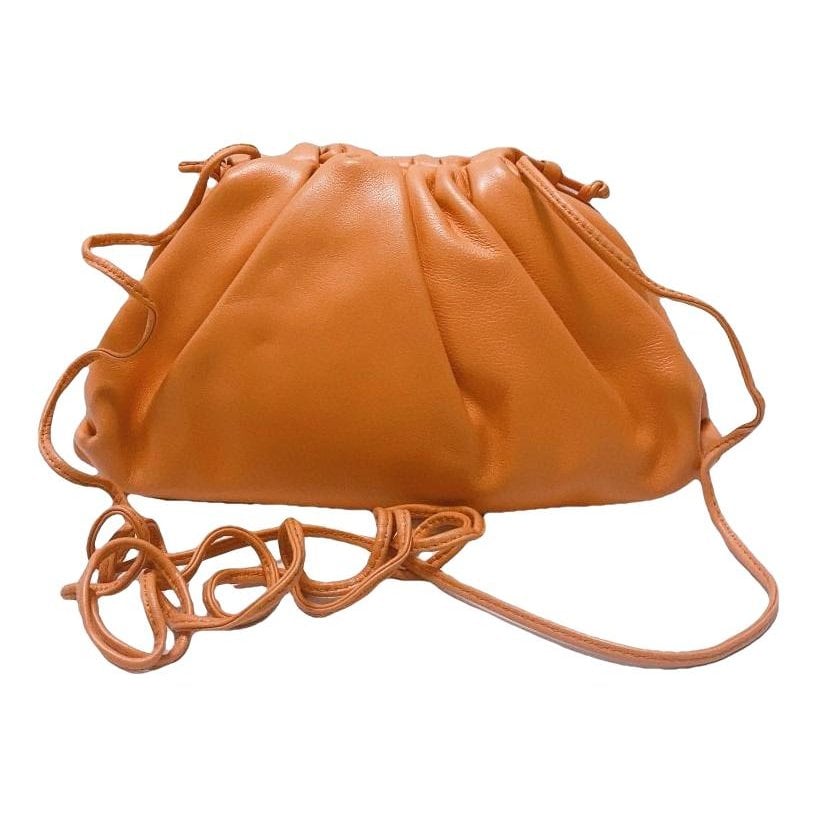 Pouch leather handbag