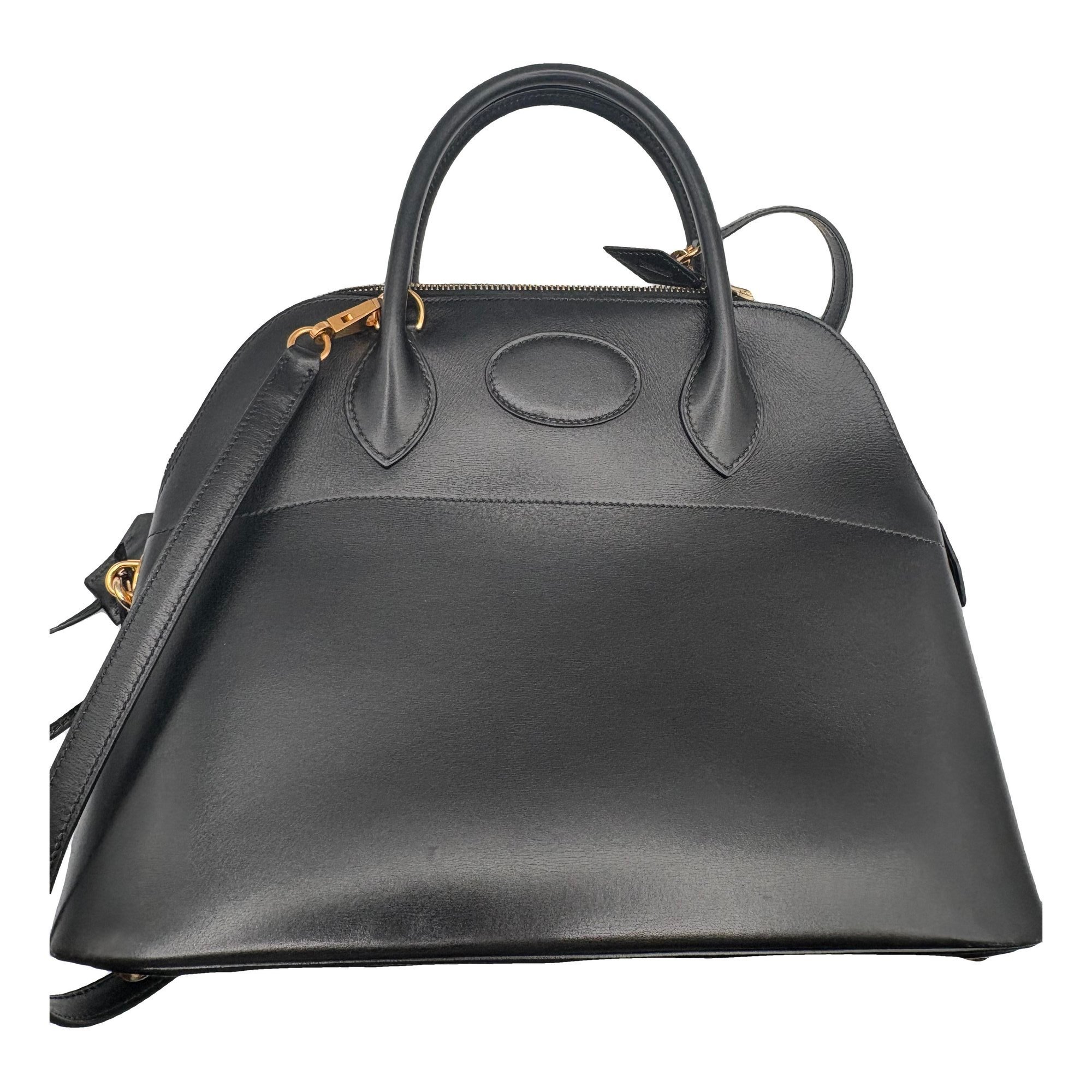 Hermes Bolide 31 Handbag Box Calf Leather 2003