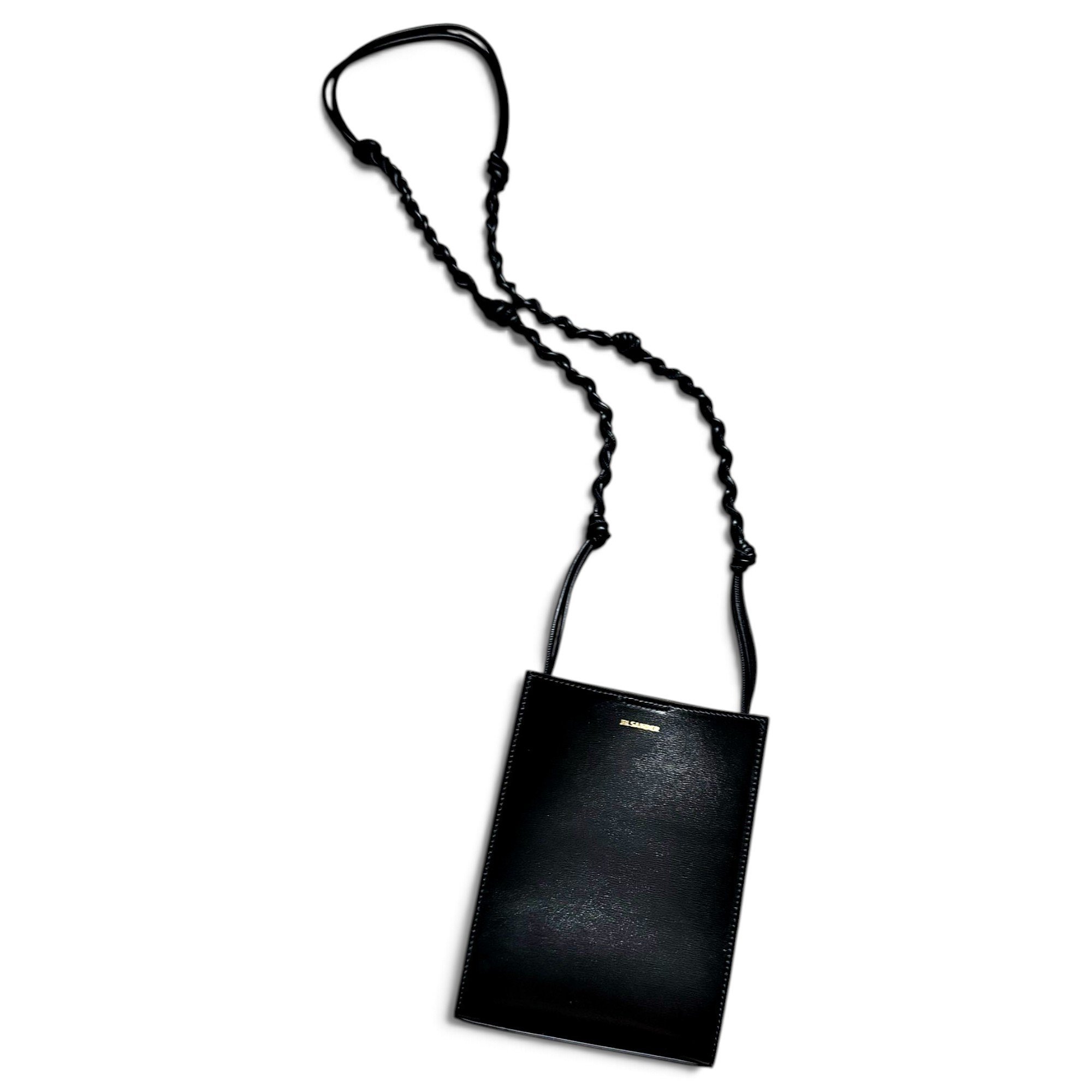 Tangle leather crossbody bag