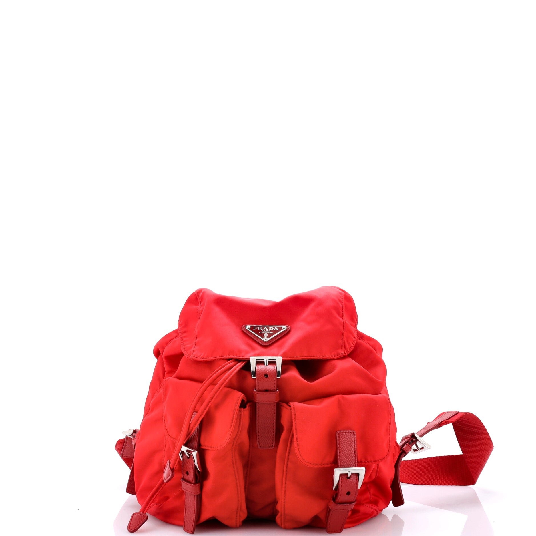Double Front Pocket Backpack Tessuto Medium