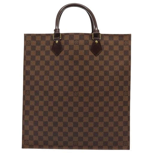 Plat leather handbag