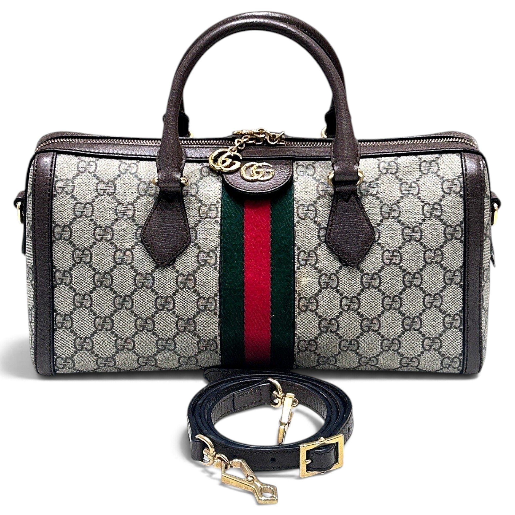 Gucci Ophidia Boston cloth handbag