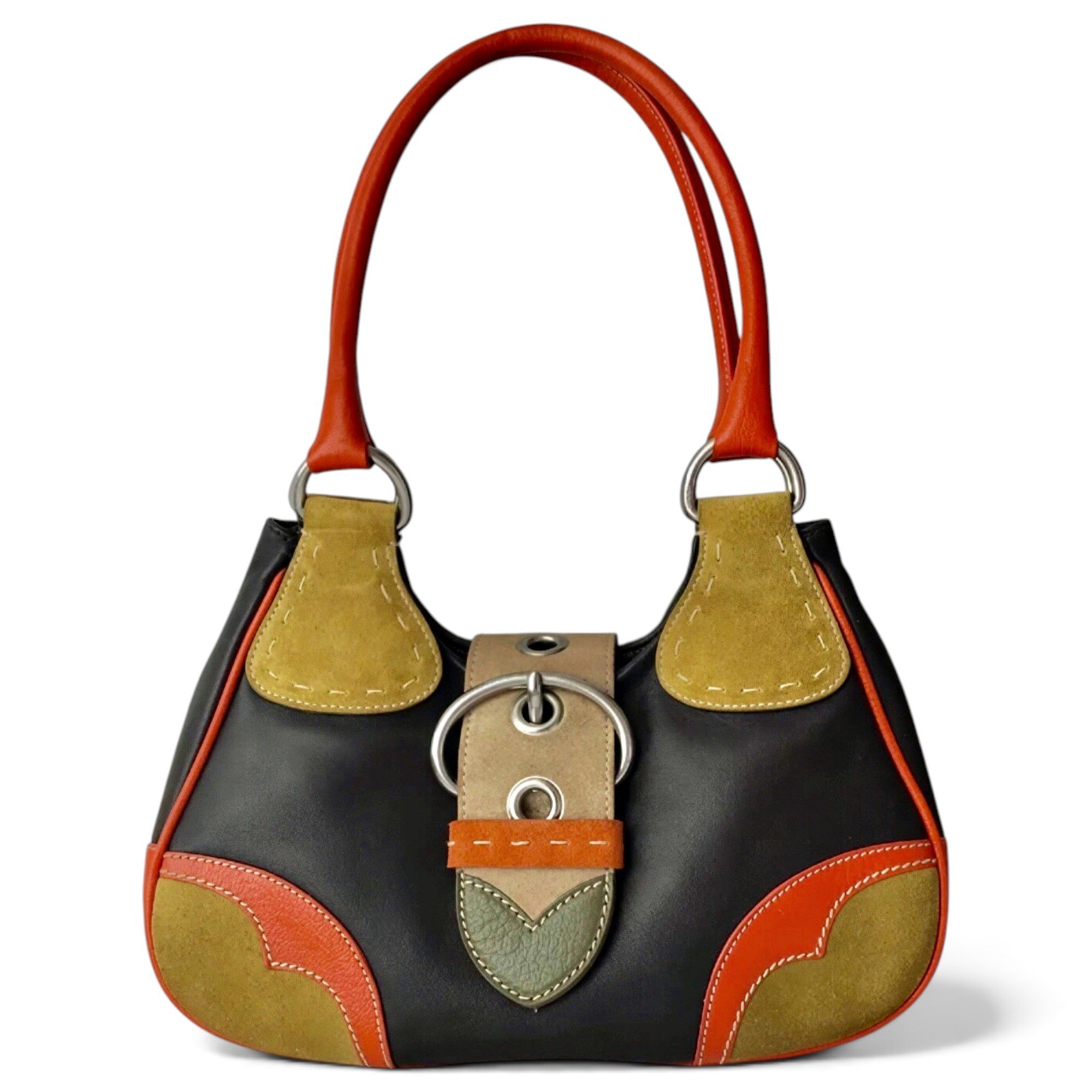 Moon leather handbag