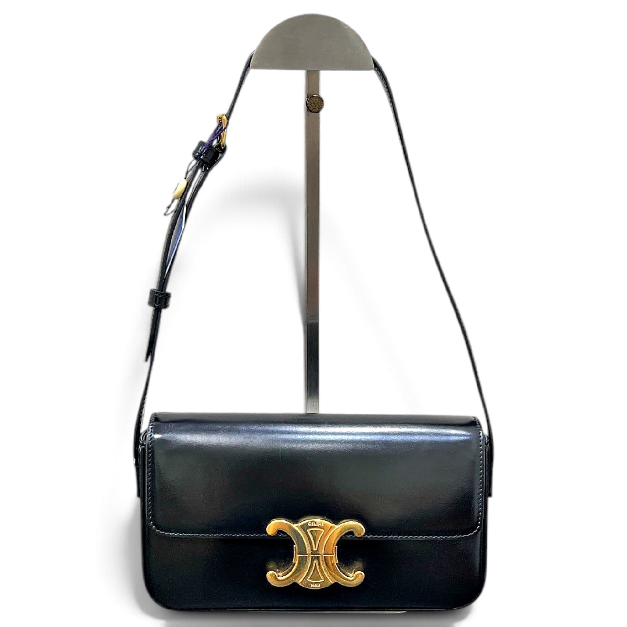 Triomphe Long leather handbag