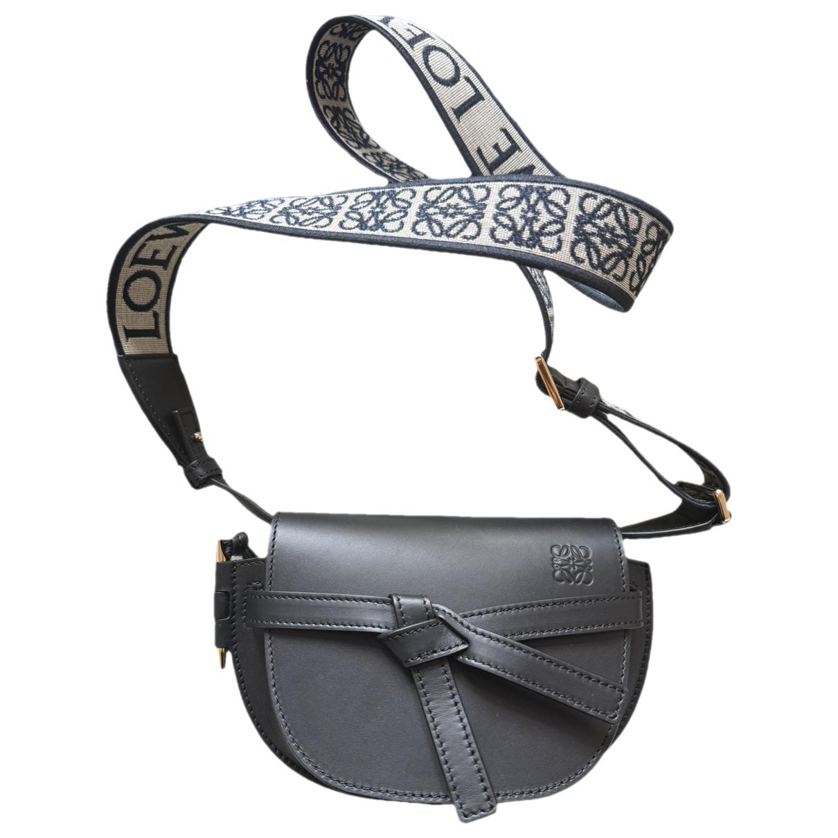 Gate leather crossbody bag