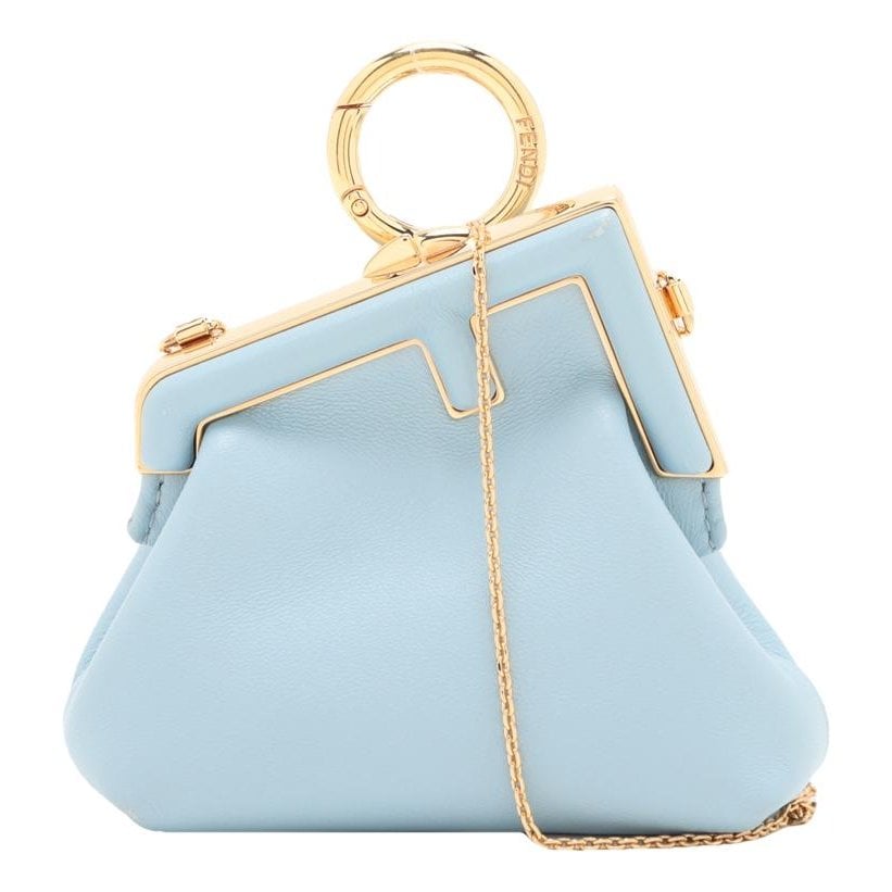 First leather handbag