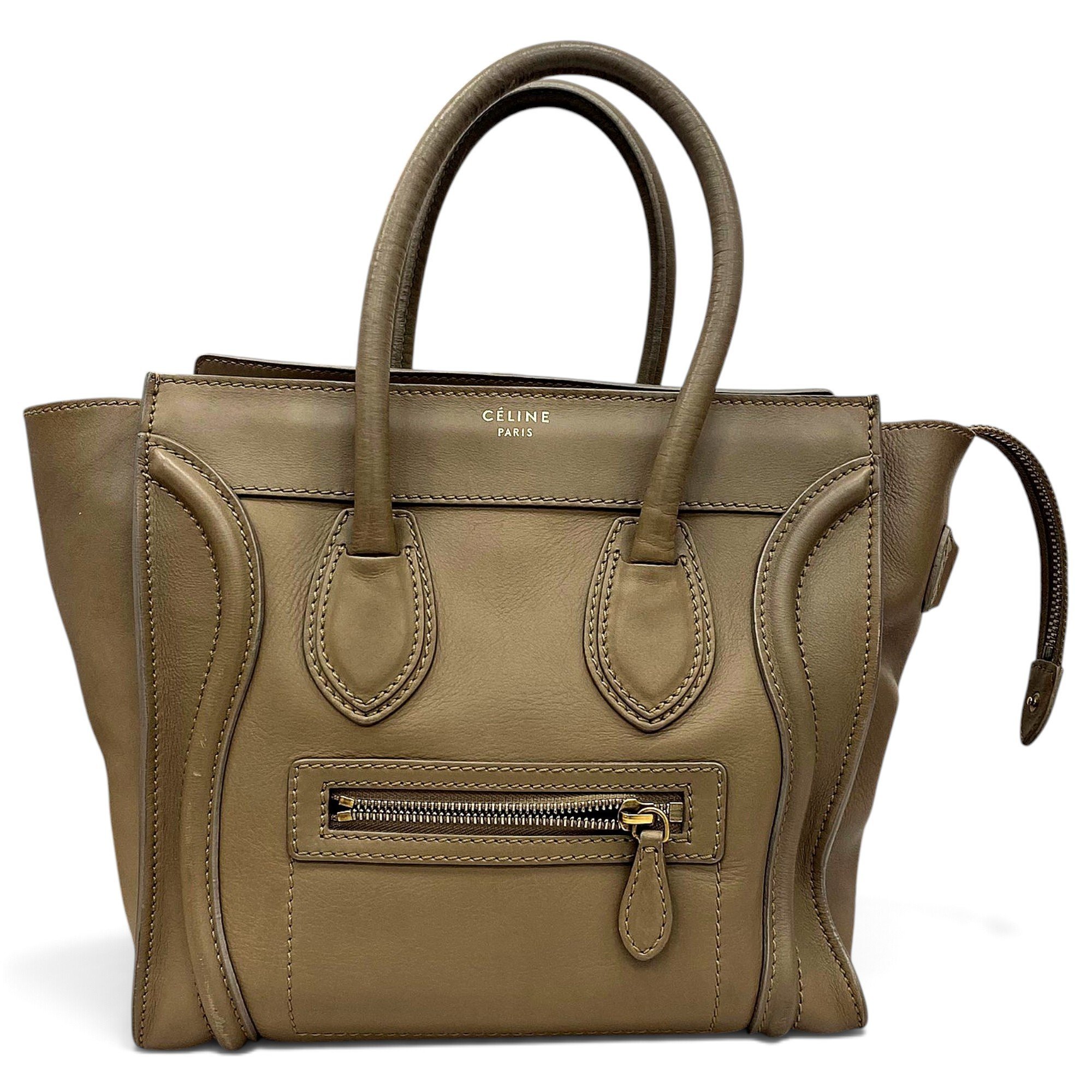 Luggage leather handbag