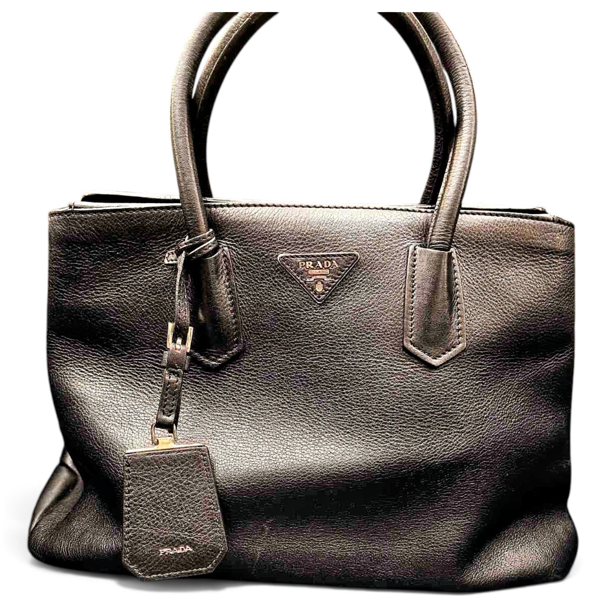 Leather tote