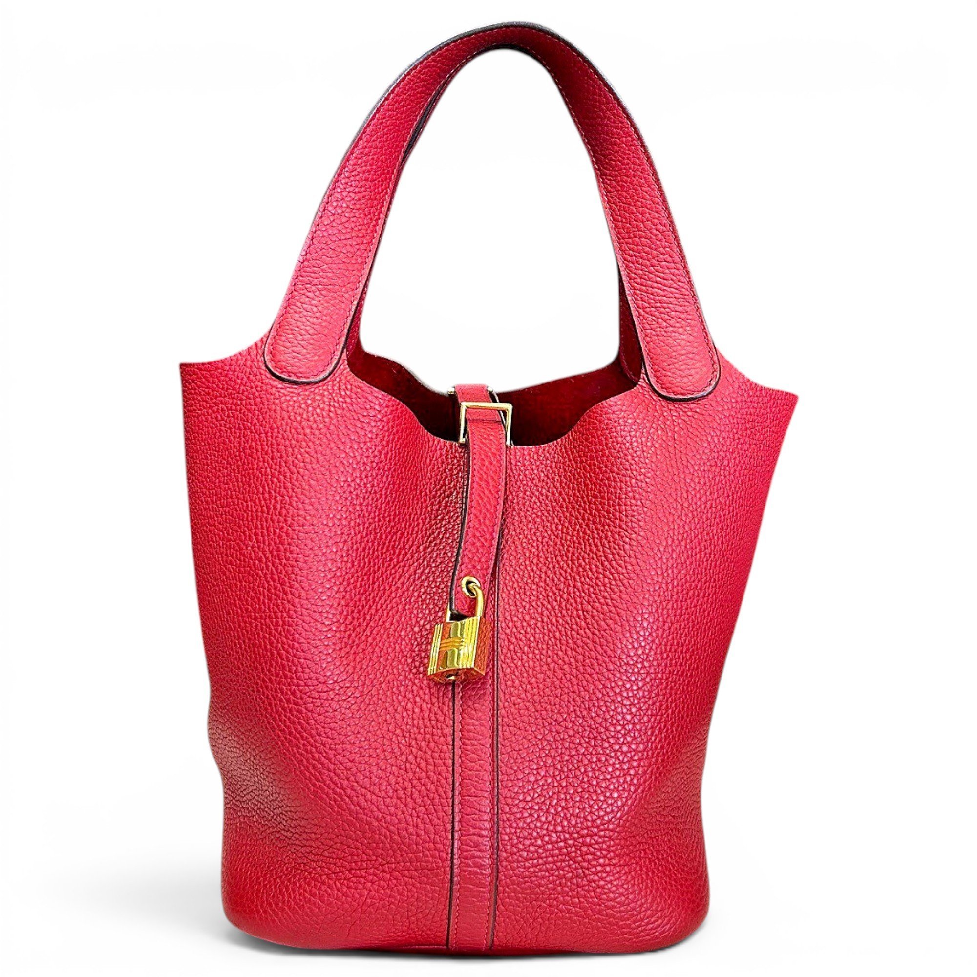 Picotin leather handbag