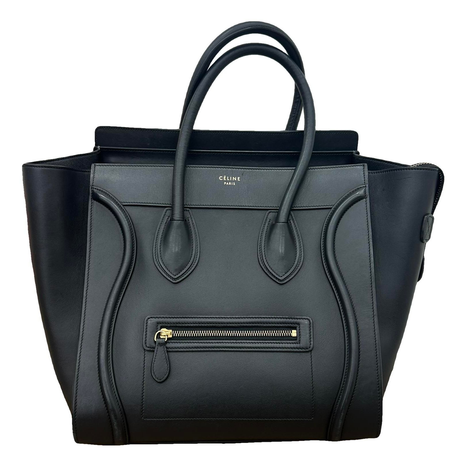 Luggage leather handbag