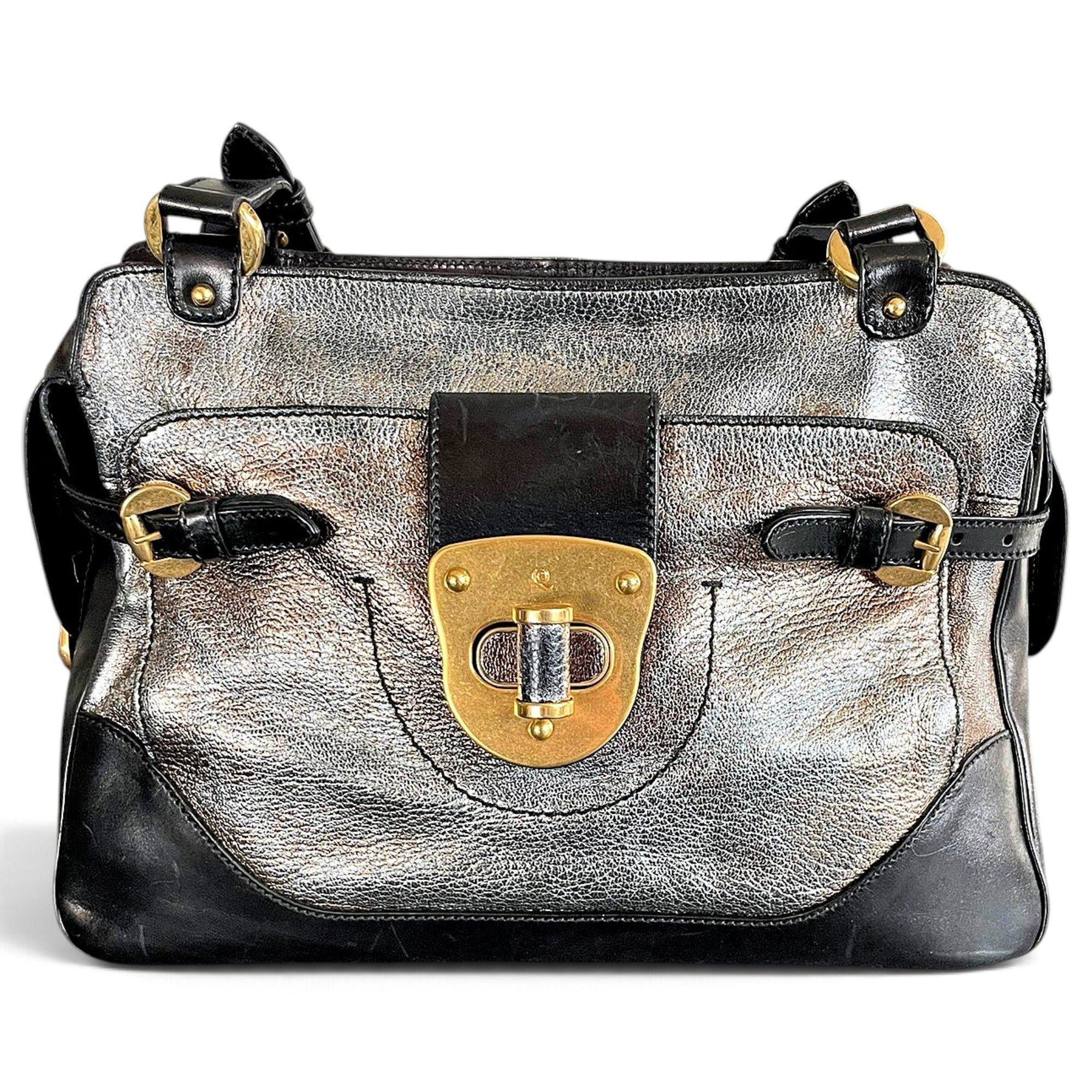 Leather handbag