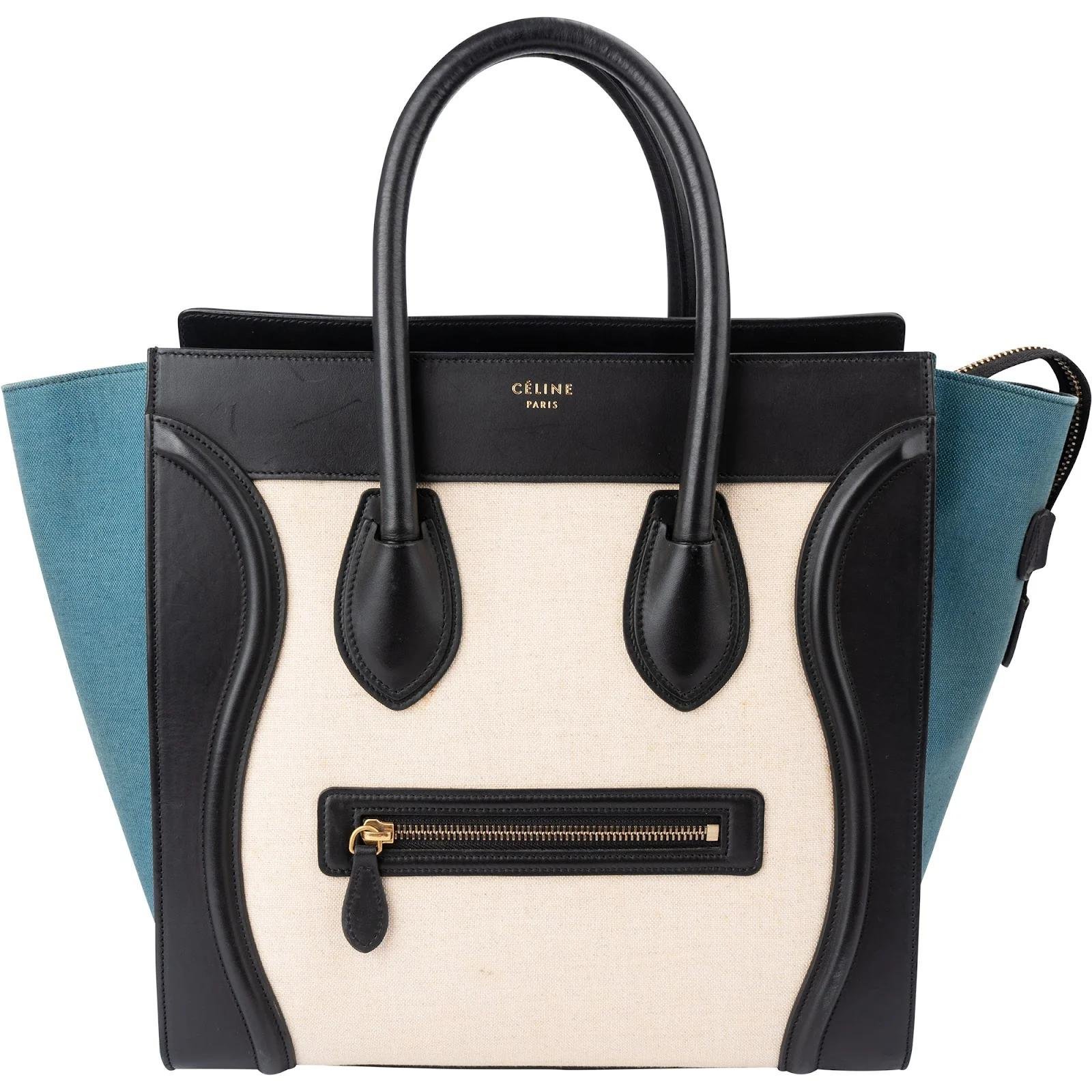 Luggage leather handbag