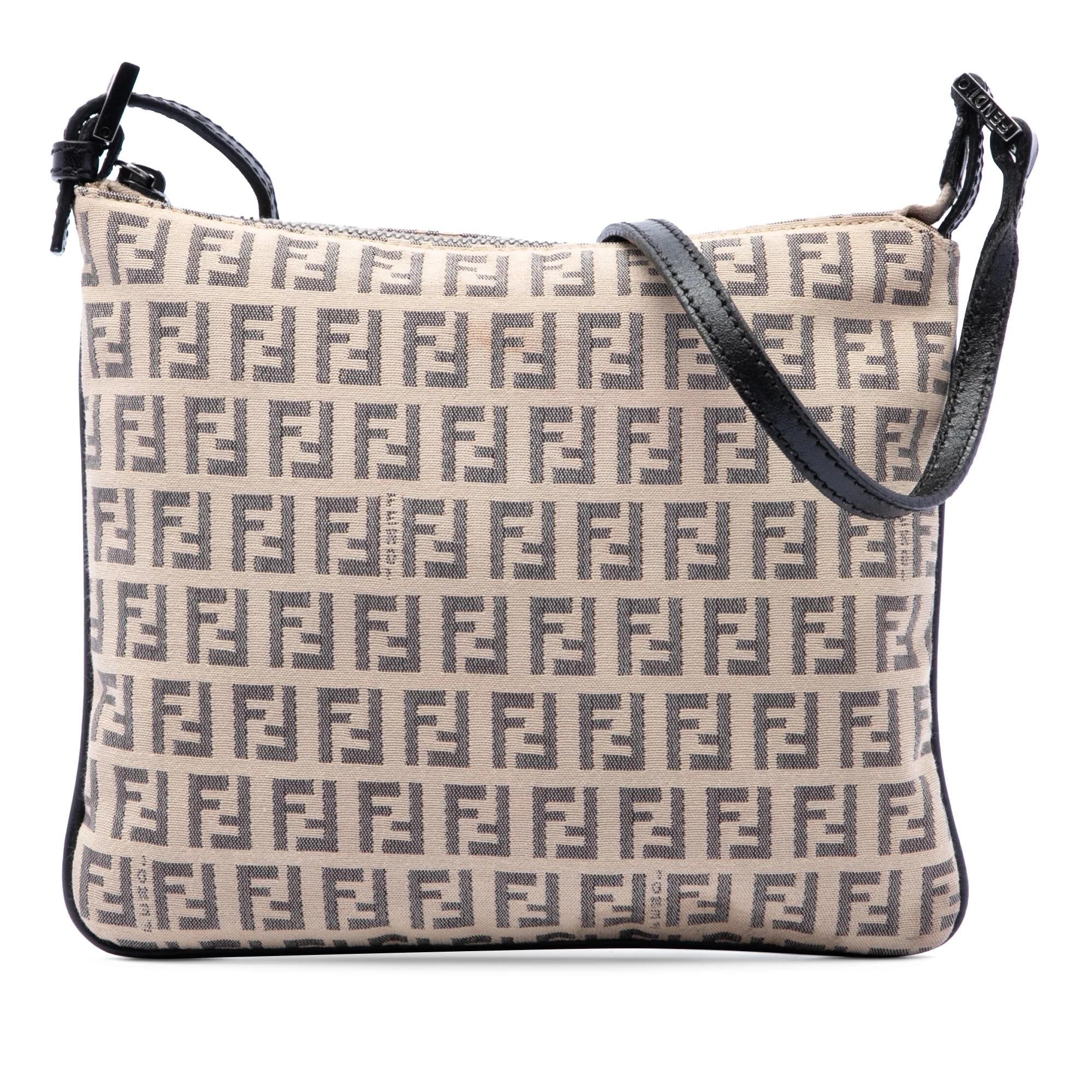 Pocket leather handbag