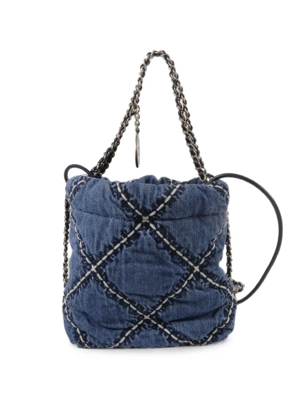 22 mini logo-detail chain shoulder bag