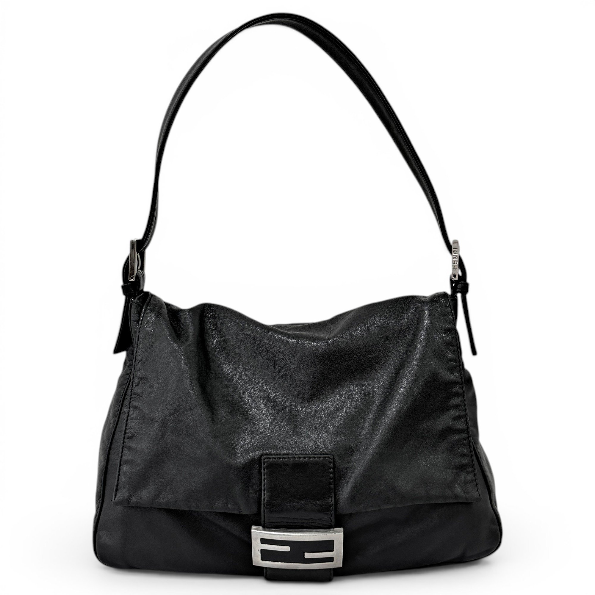 Fendi Mamma Baguette leather handbag