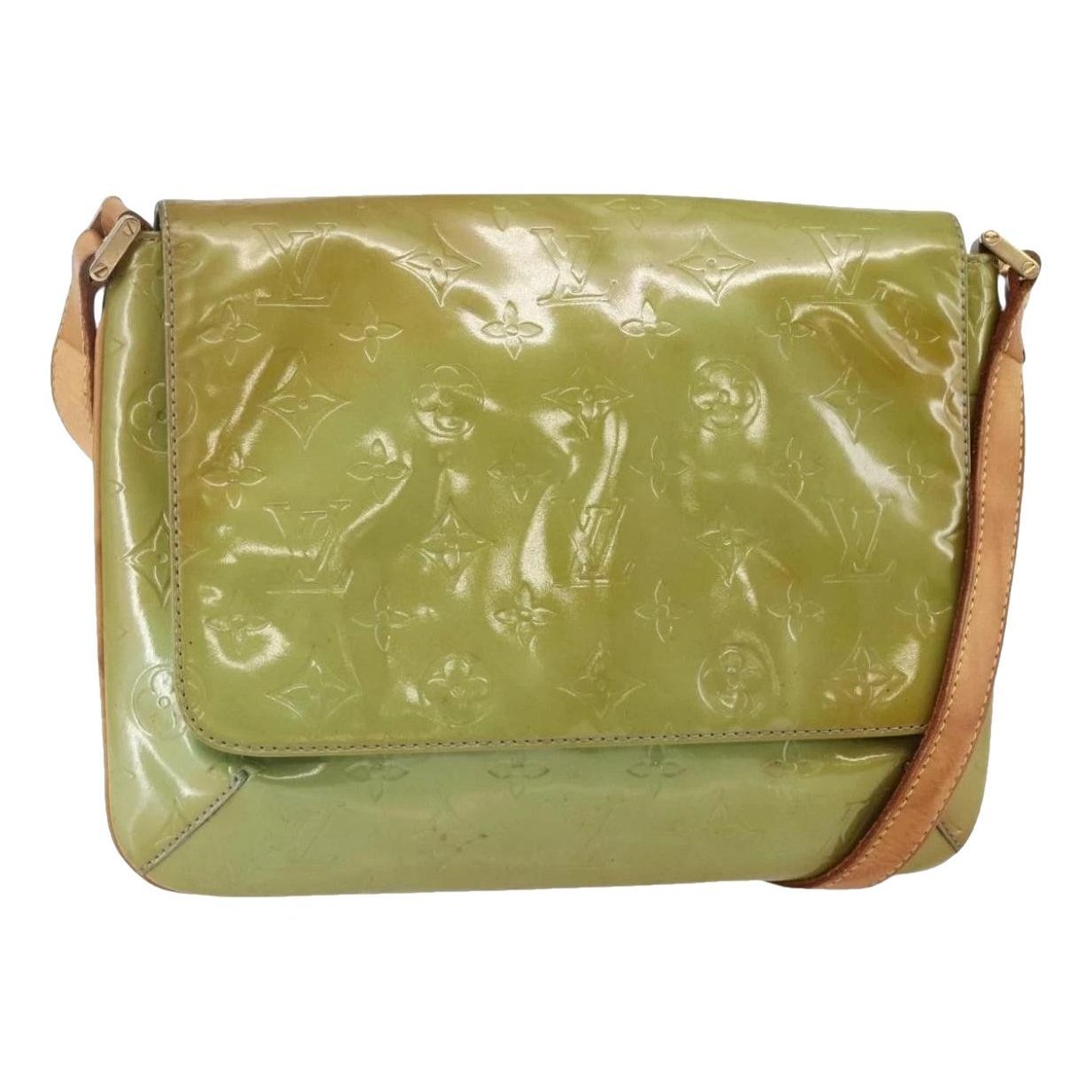 Patent leather handbag