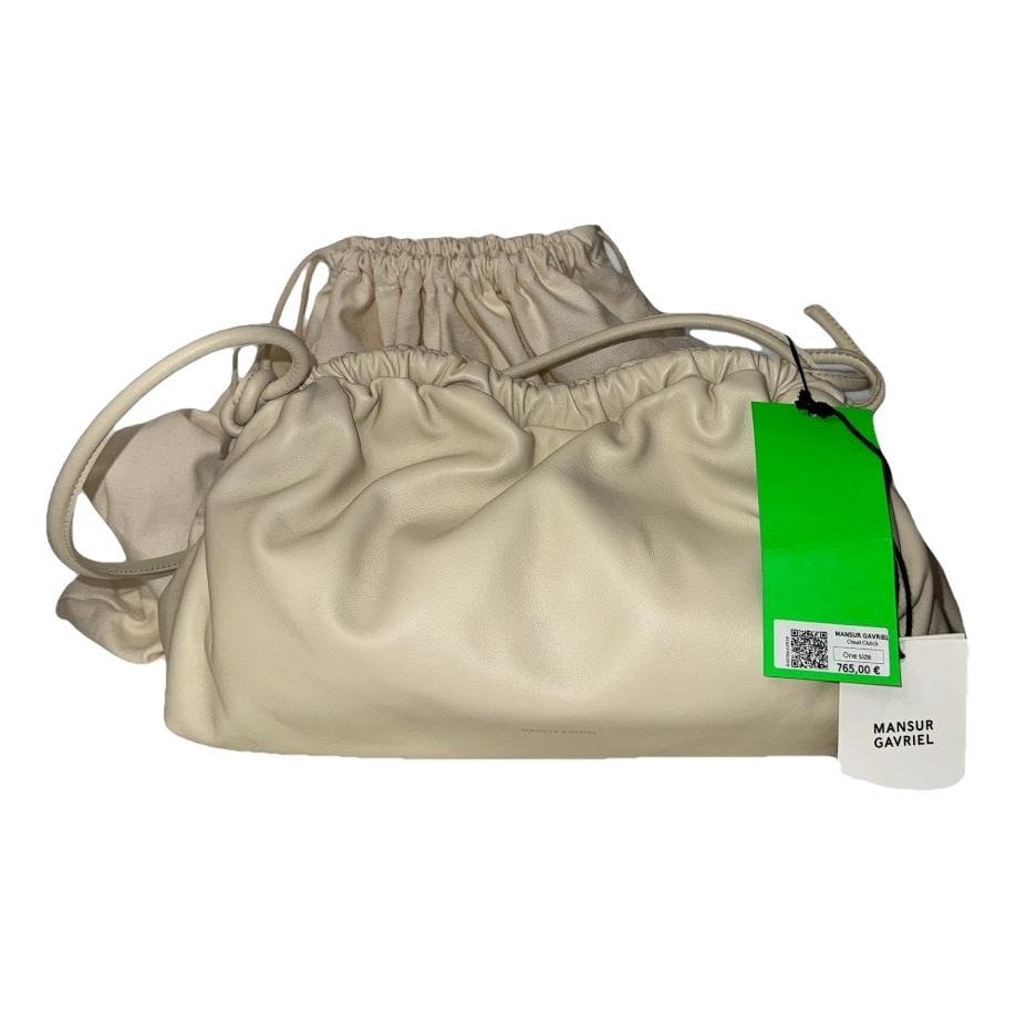 Mansur Gavriel Cloud leather clutch bag