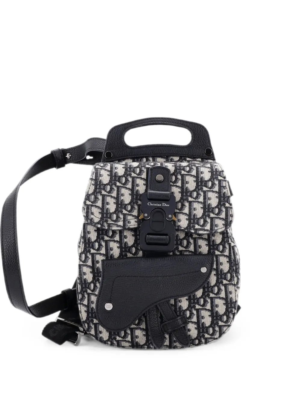 Saddle Oblique Canvas Mini backpack