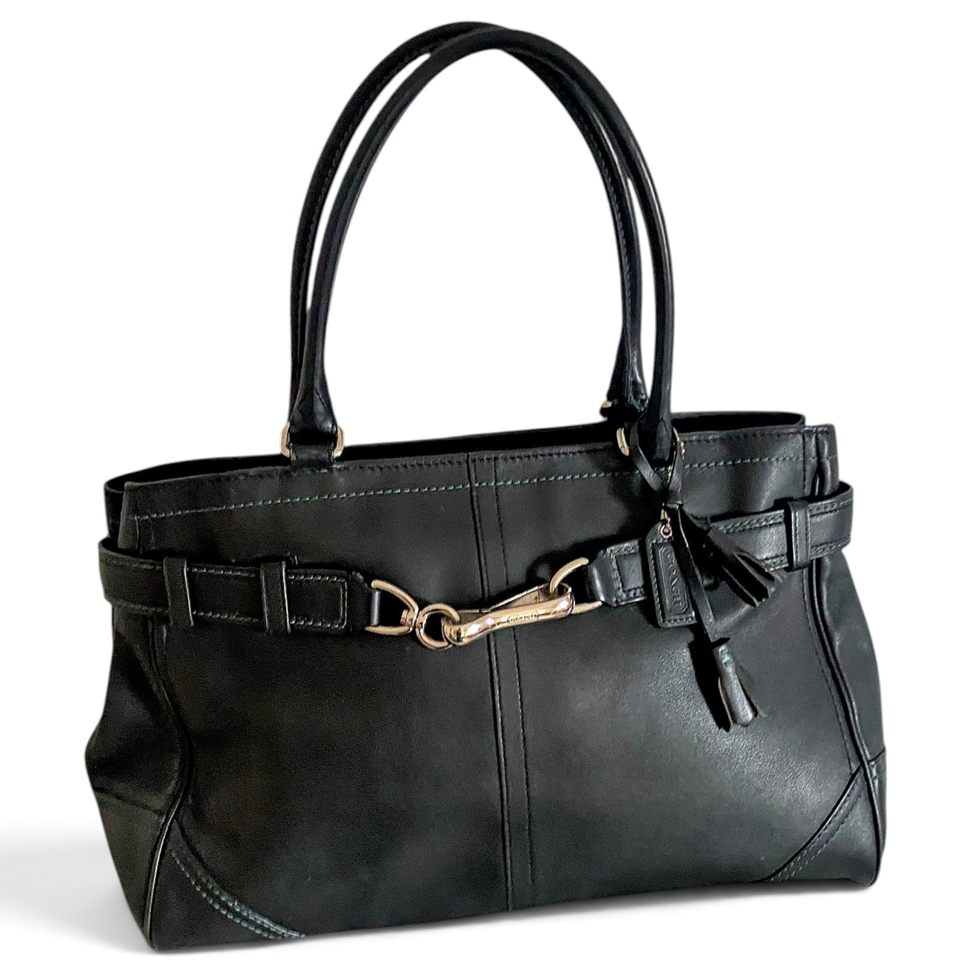 Coach Signature Sufflette leather handbag