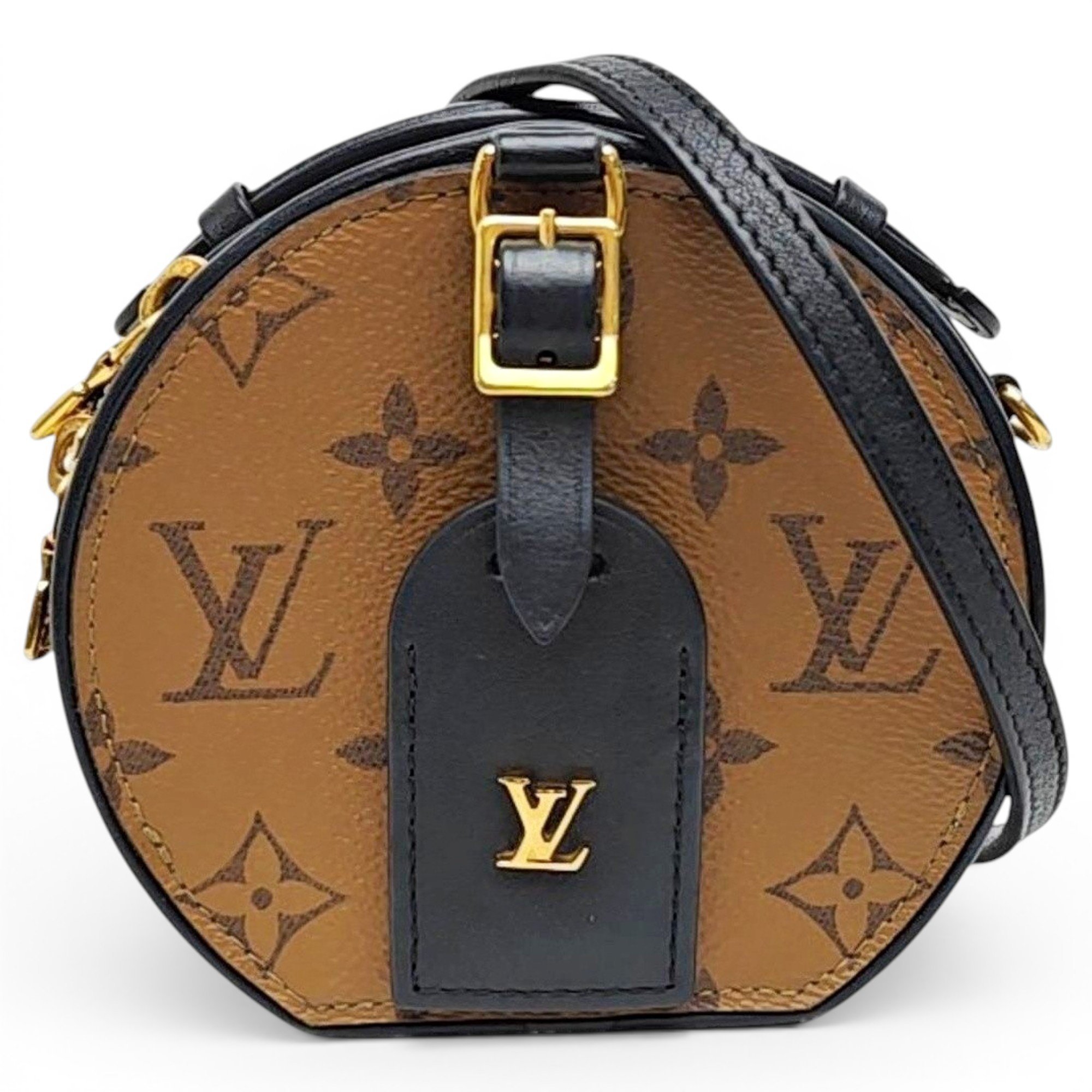 Micro boite chapeau leather handbag
