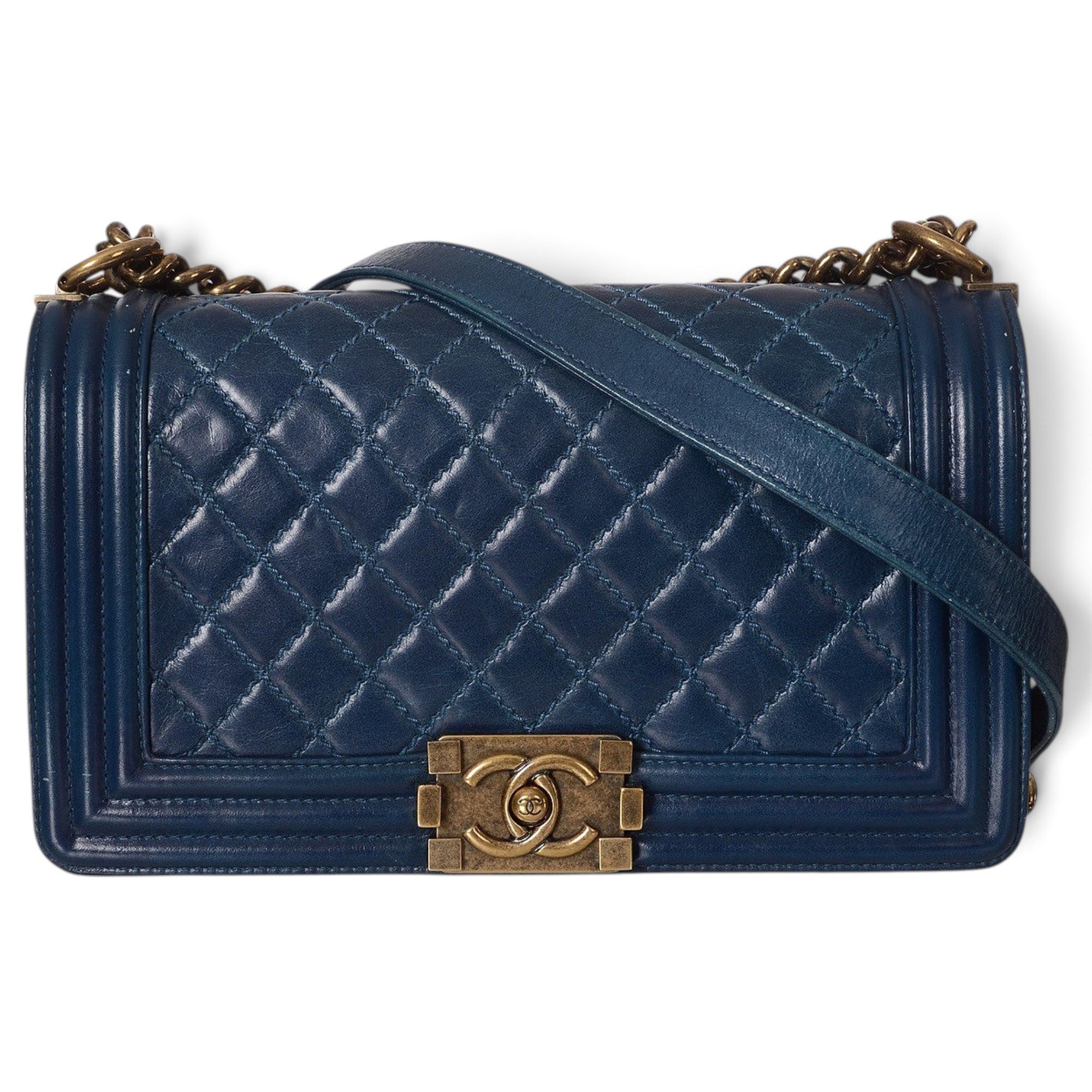 Boy leather crossbody bag