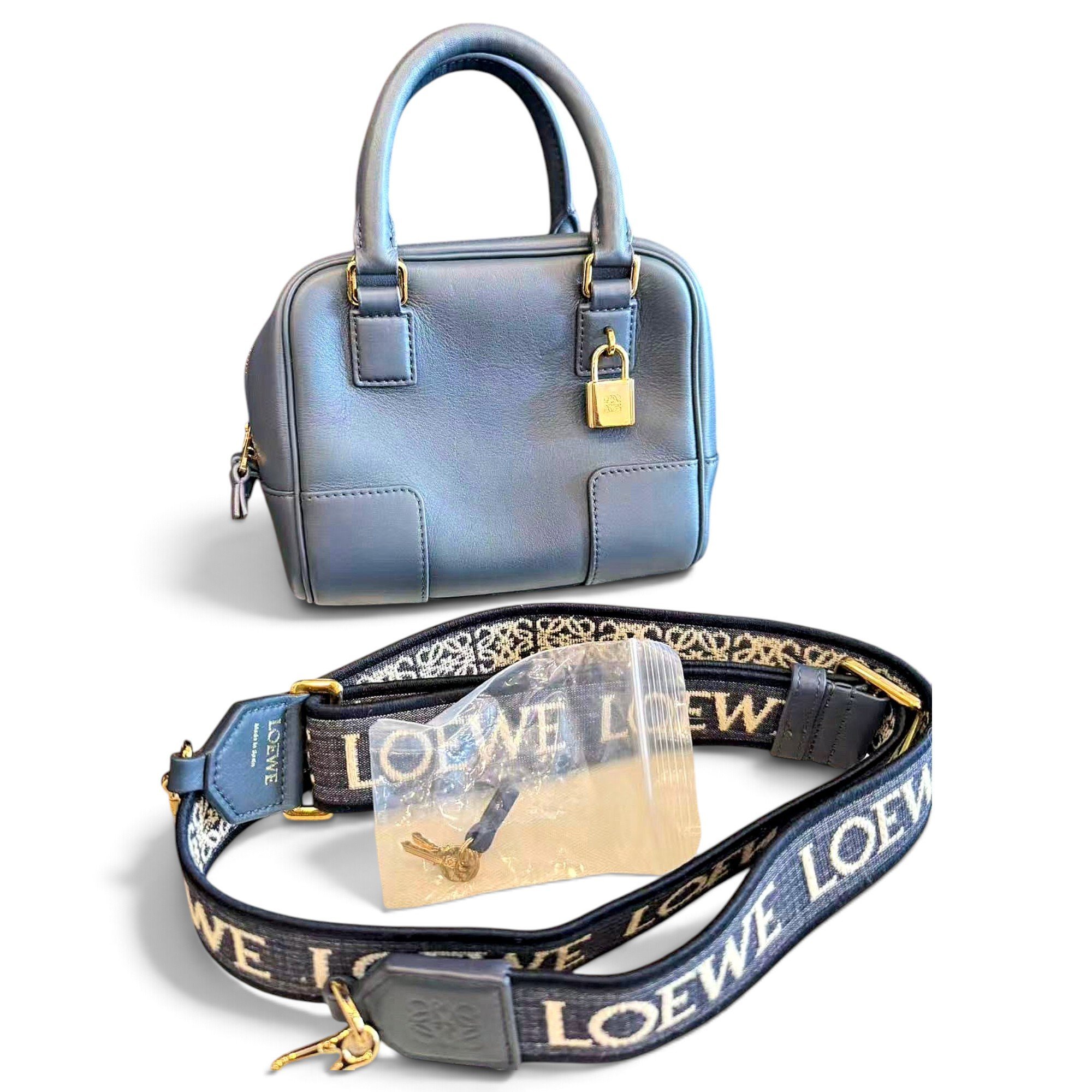 Leather crossbody bag