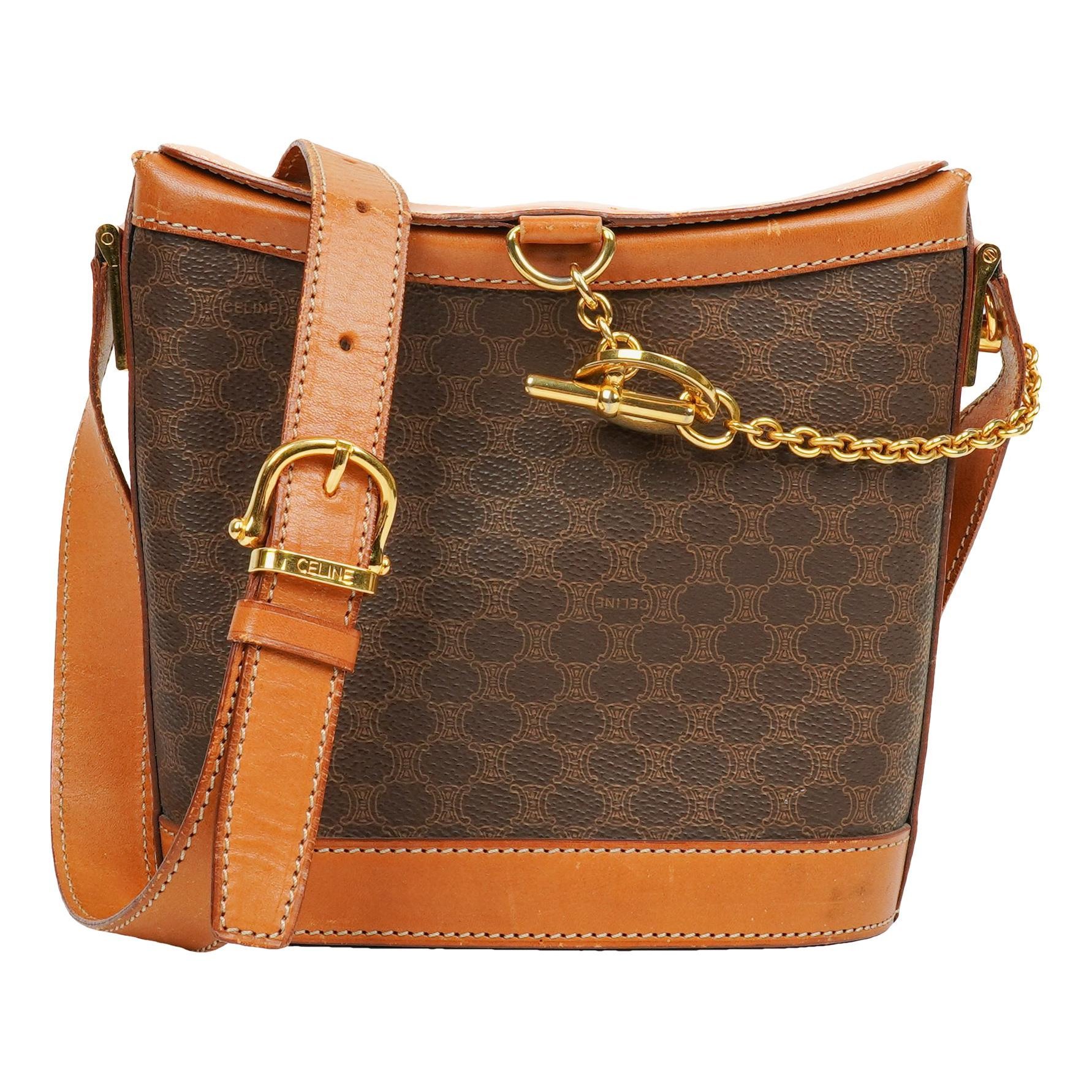 Celine SAC SEAU cloth crossbody bag