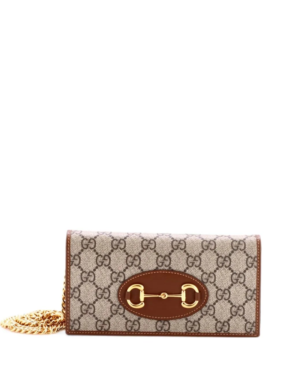 Horsebit 1955 Chain Wallet GG Coated Canvas crossbody bag
