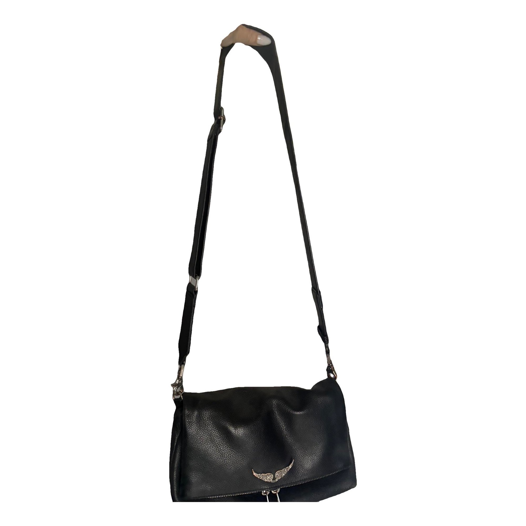 Rock leather crossbody bag