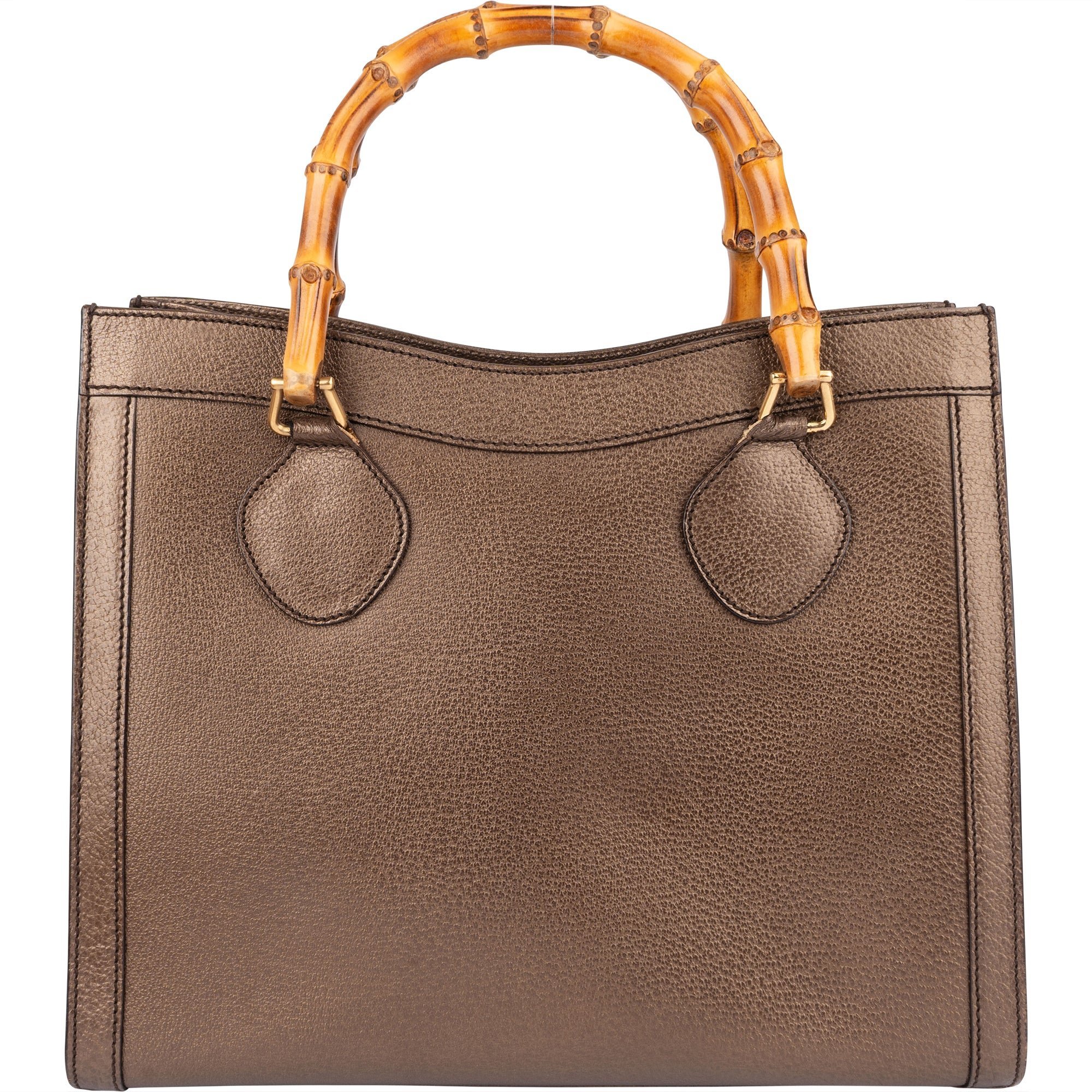 Bamboo leather handbag