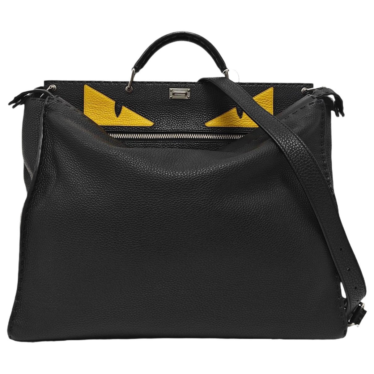 Peekaboo leather handbag