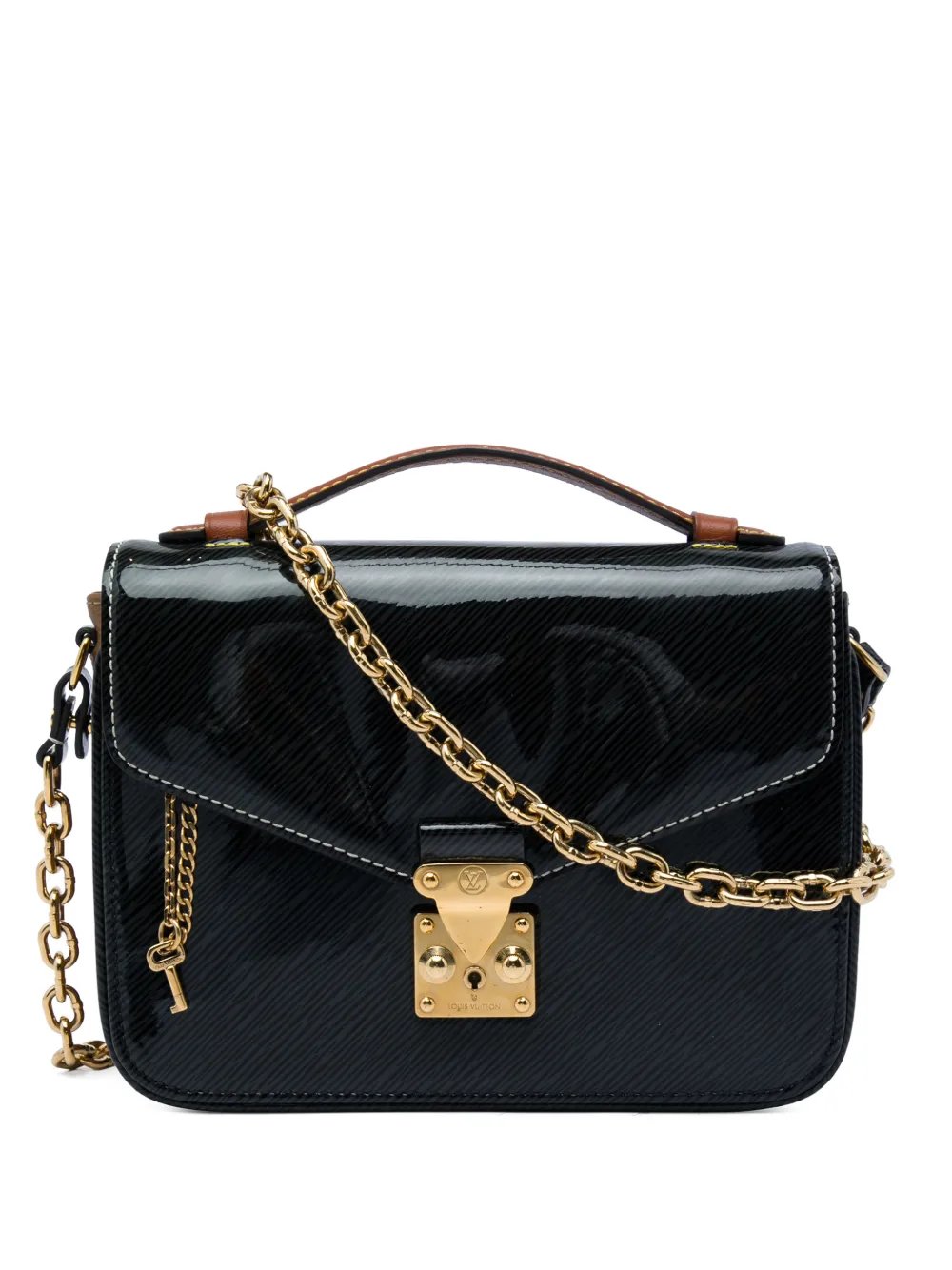2017 Shiny Epi and Monogram Reverse Mini Pochette Metis satchel