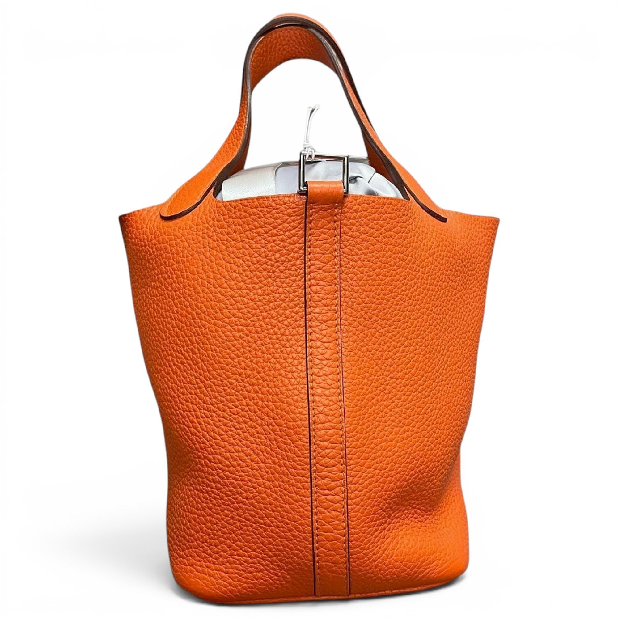 Picotin leather handbag
