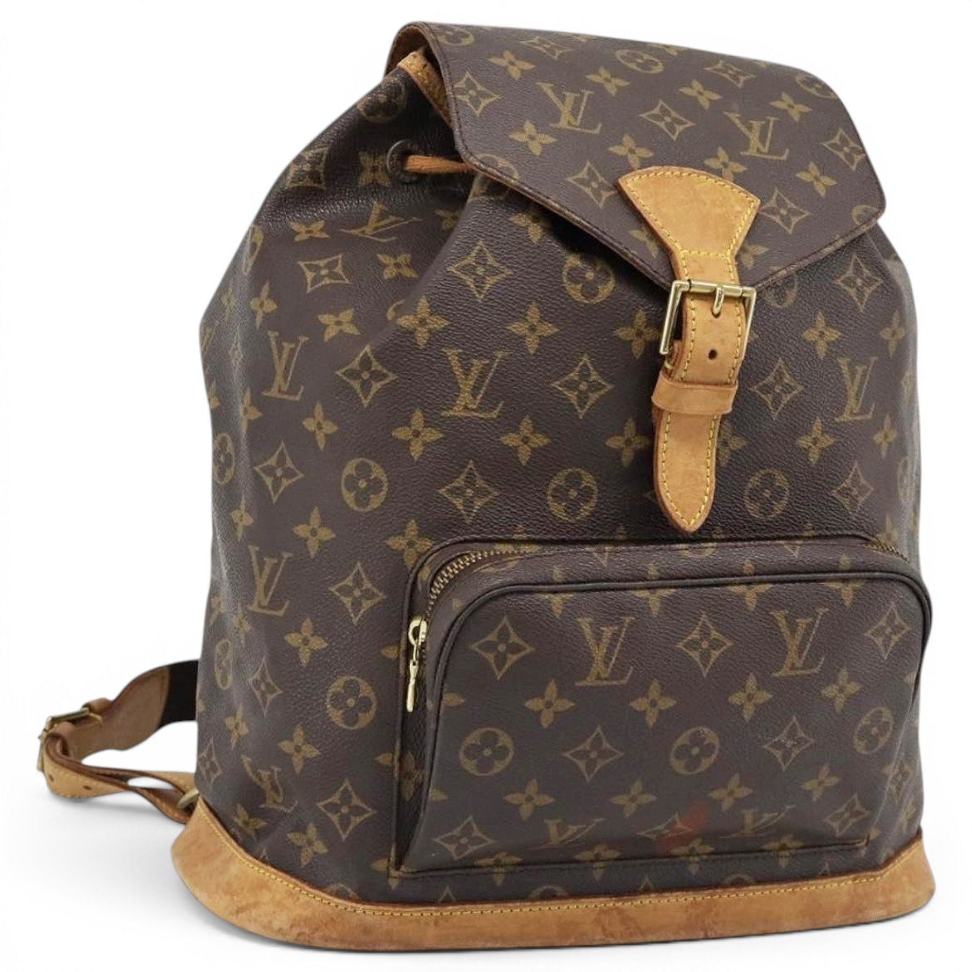 Montsouris leather backpack