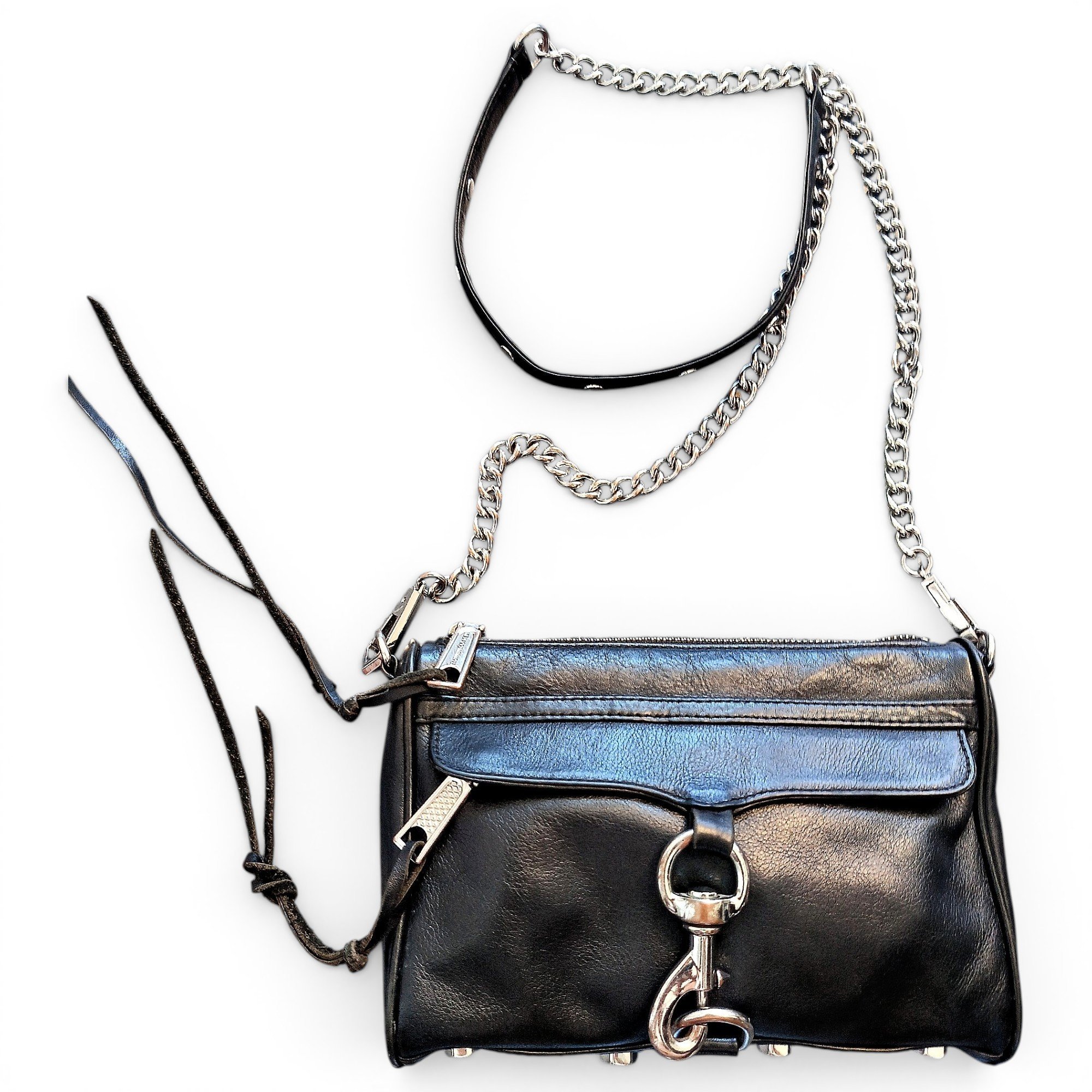 Leather crossbody bag