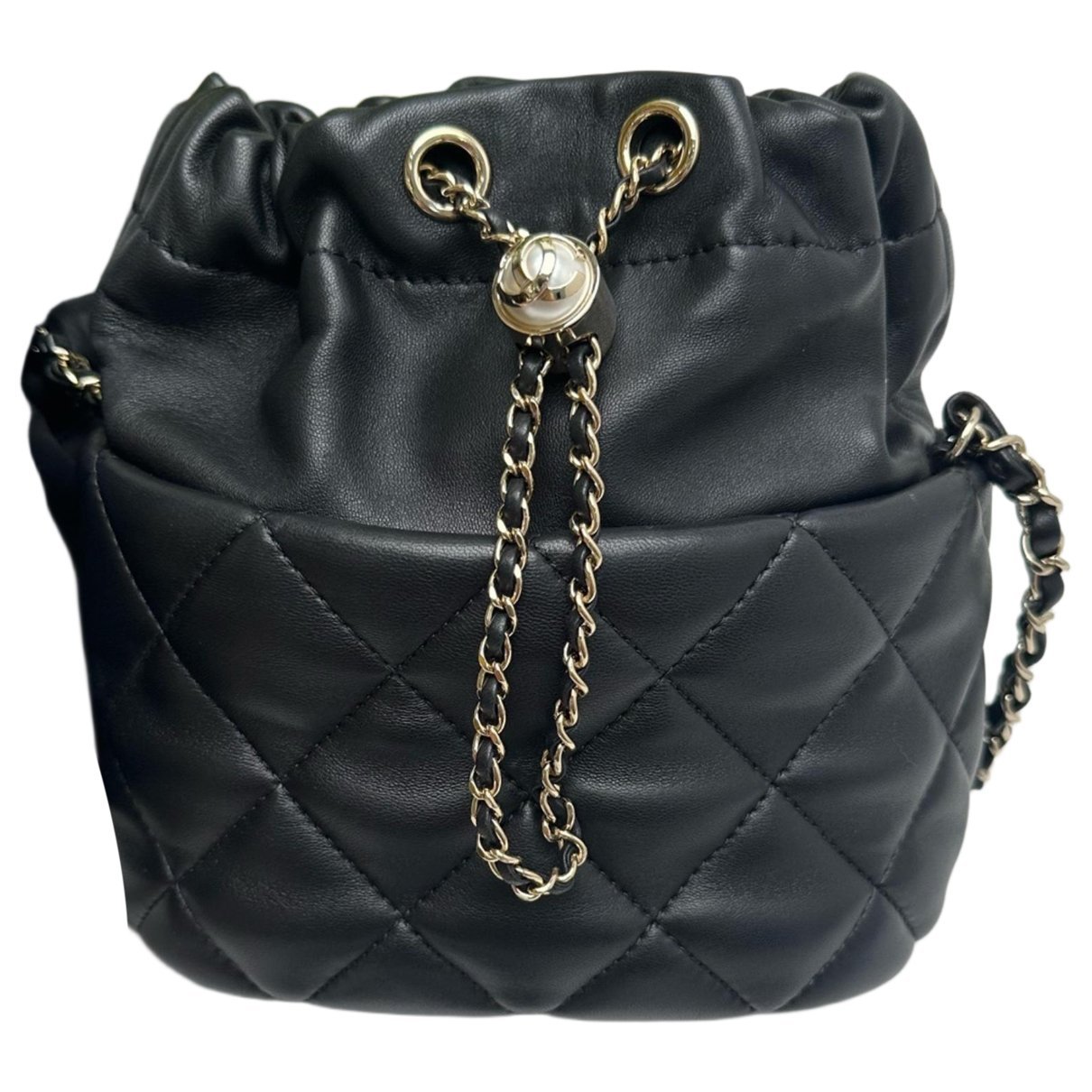 Gabrielle Bucket leather crossbody bag